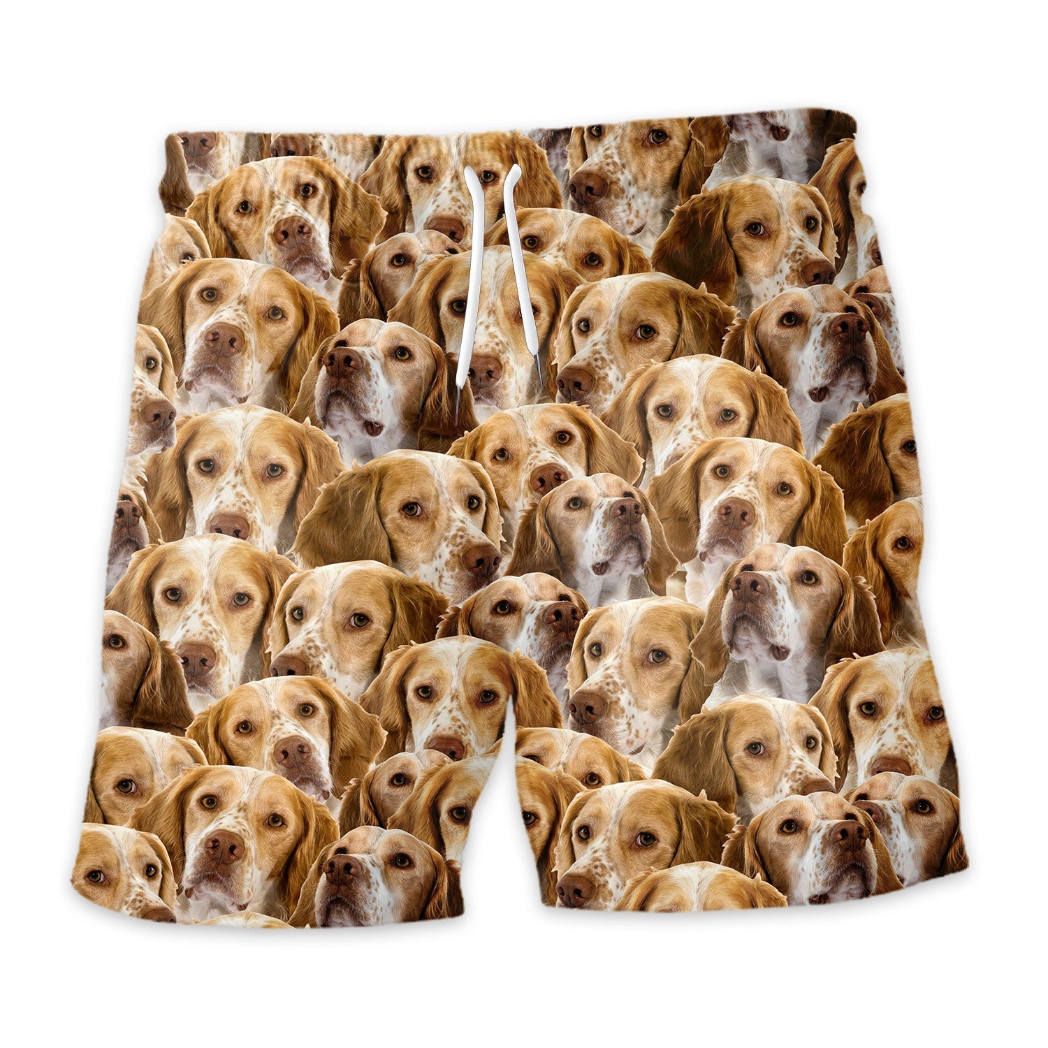 French Spaniel Full Face Hawaiian Shirt & Short