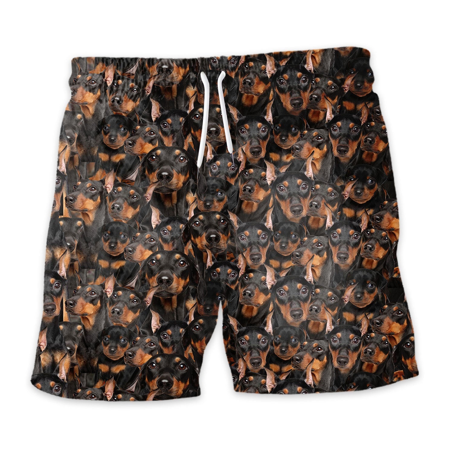 German Pinscher Full Face Hawaiian Shirt & Short