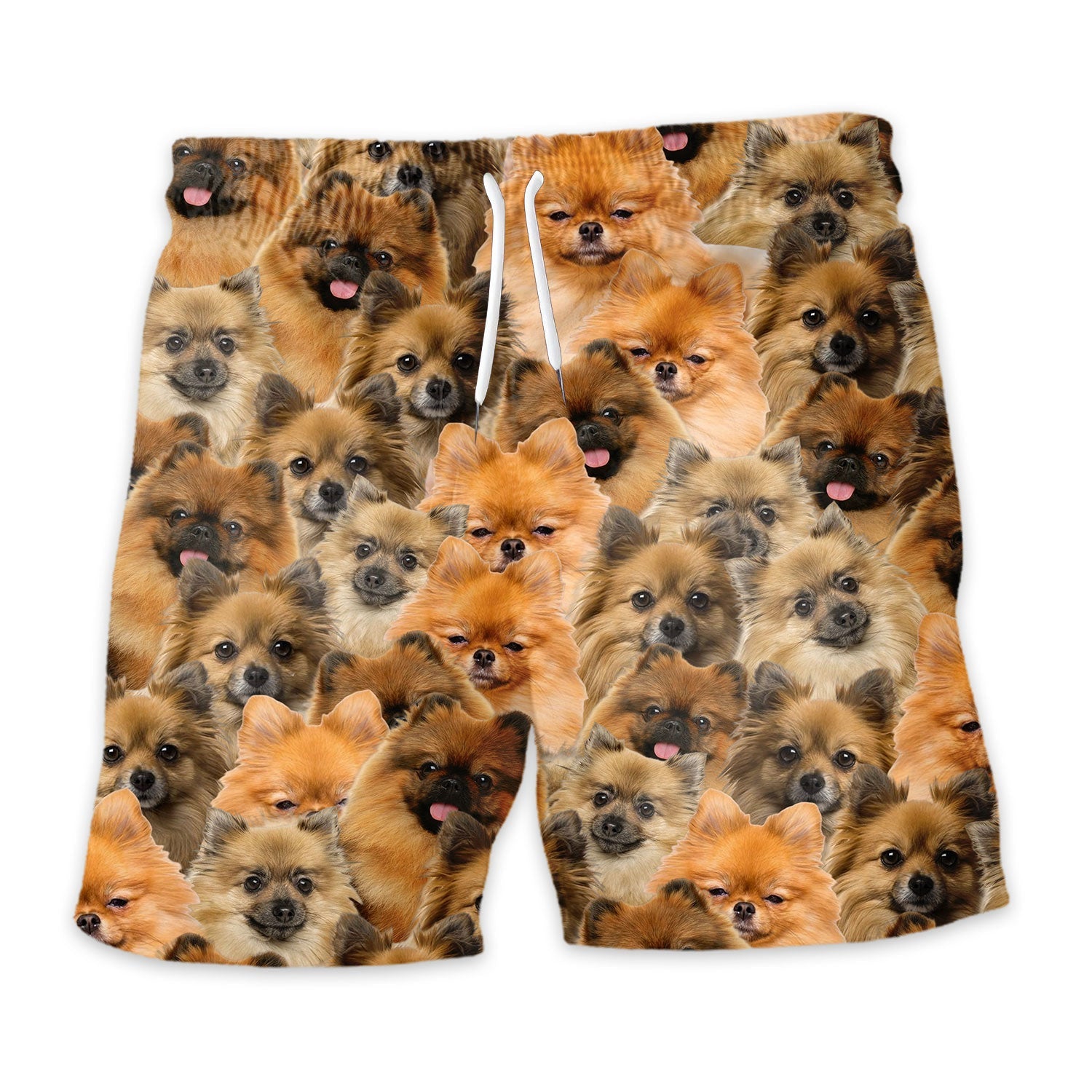 German Spitz Full Face Hawaiian Shirt & Short