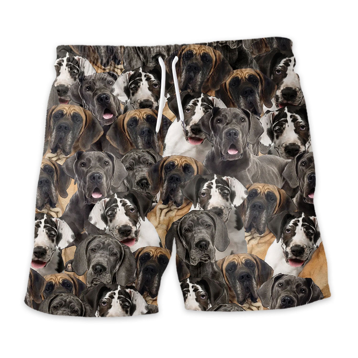 Great dane Dog Full Face Hawaiian Shirt & Short