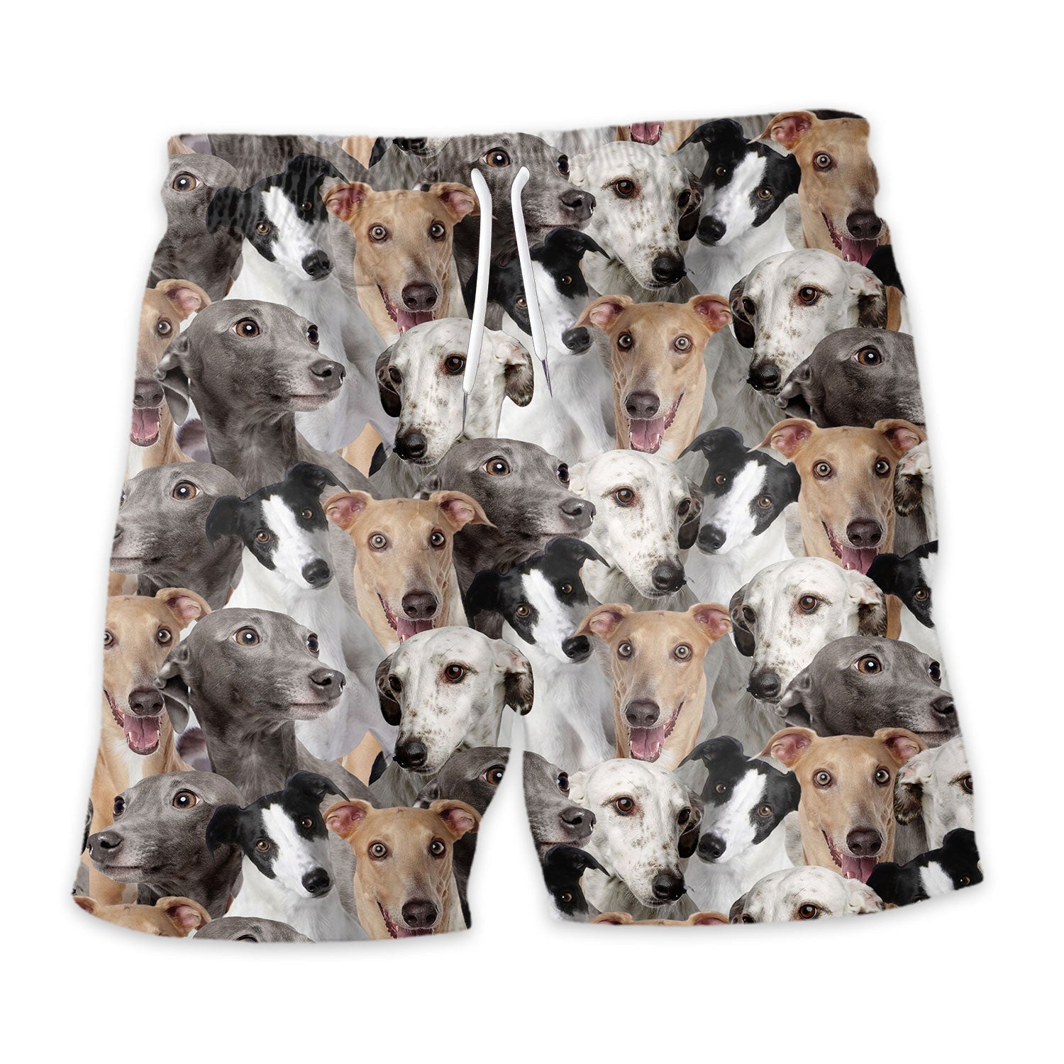 Greyhound Full Face Hawaiian Shirt & Short