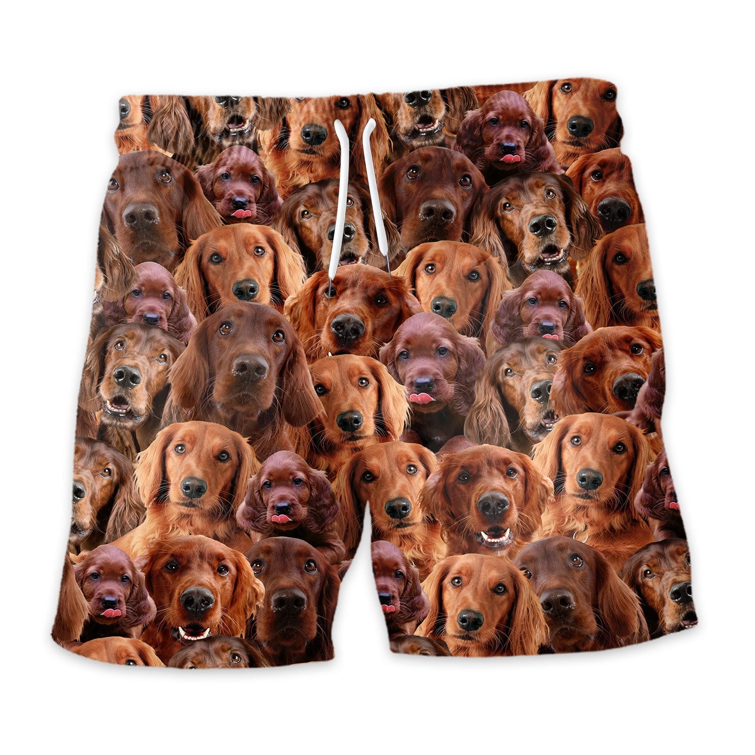 Irish Setter Full Face Hawaiian Shirt & Short