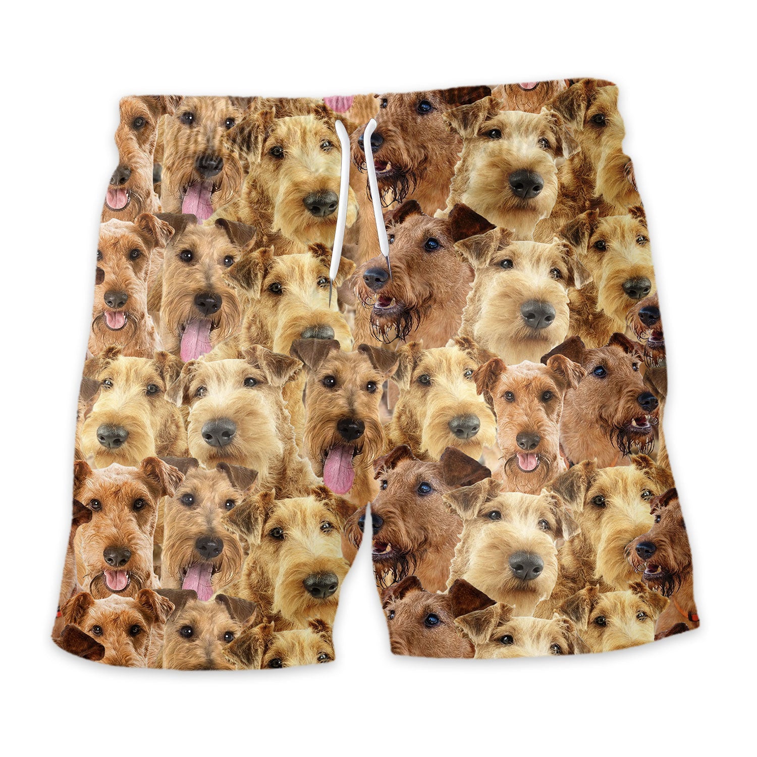 Irish Terrier Full Face Hawaiian Shirt & Short