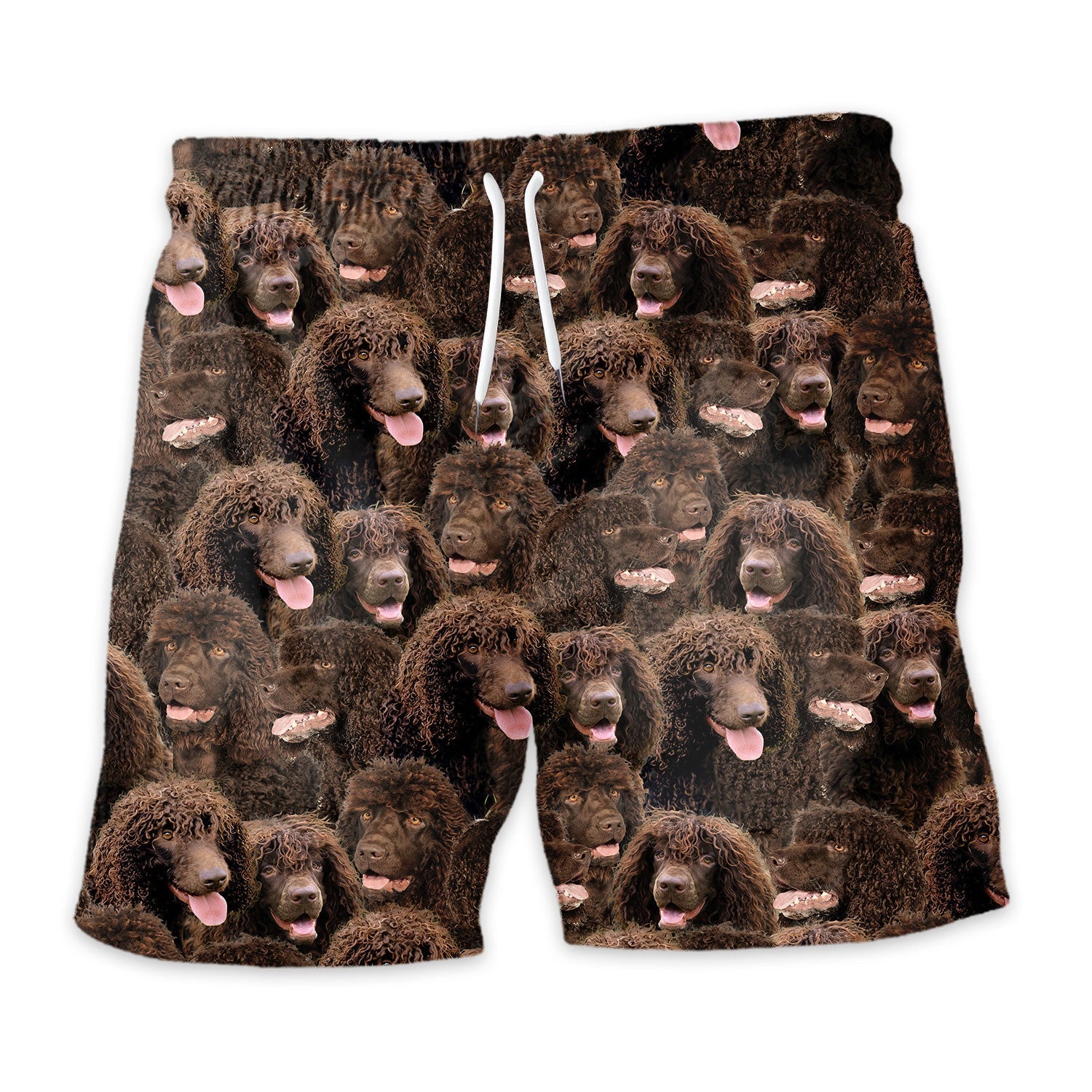 Irish Water Spaniel Full Face Hawaiian Shirt & Short
