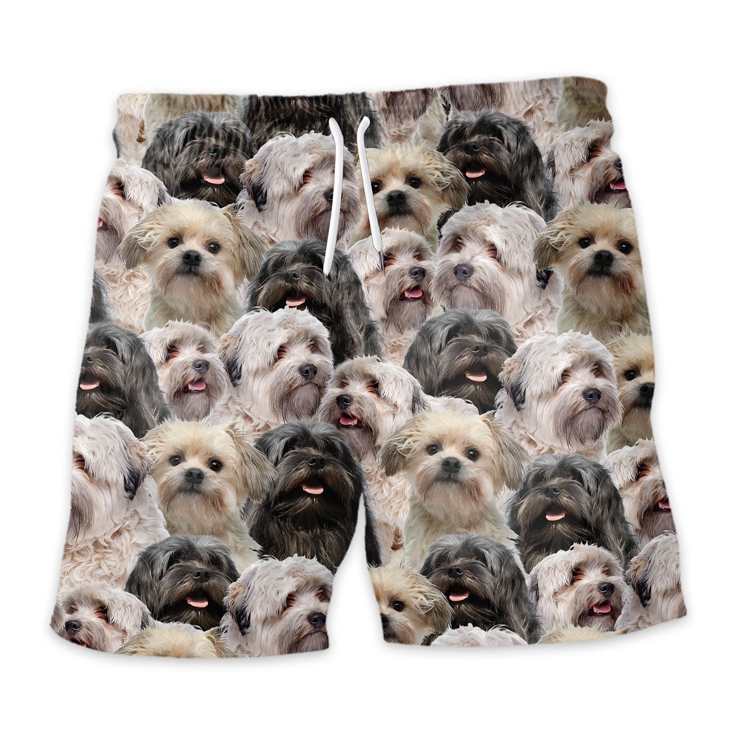 Lowchen Full Face Hawaiian Shirt & Short