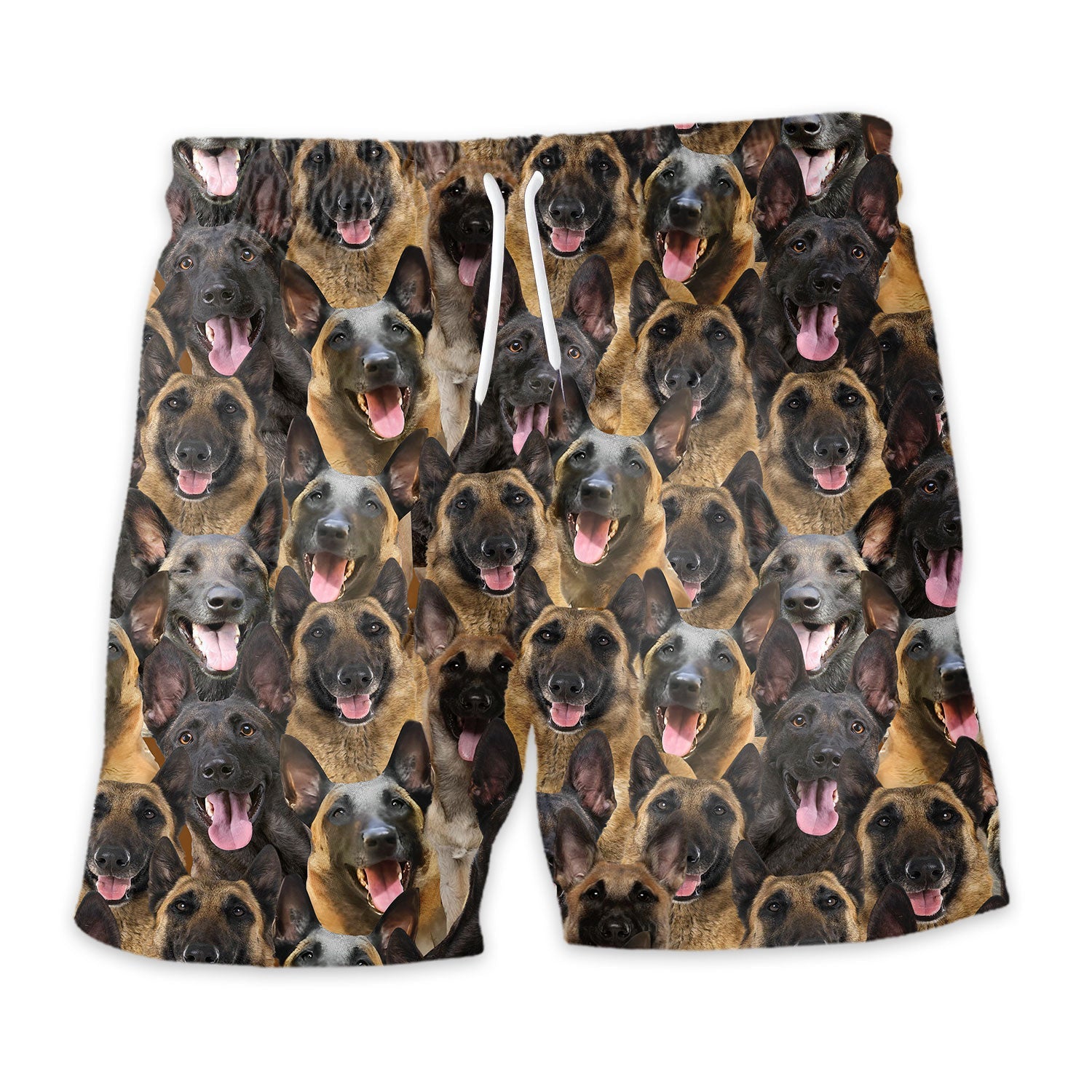 Malinois Dog Full Face Hawaiian Shirt & Short