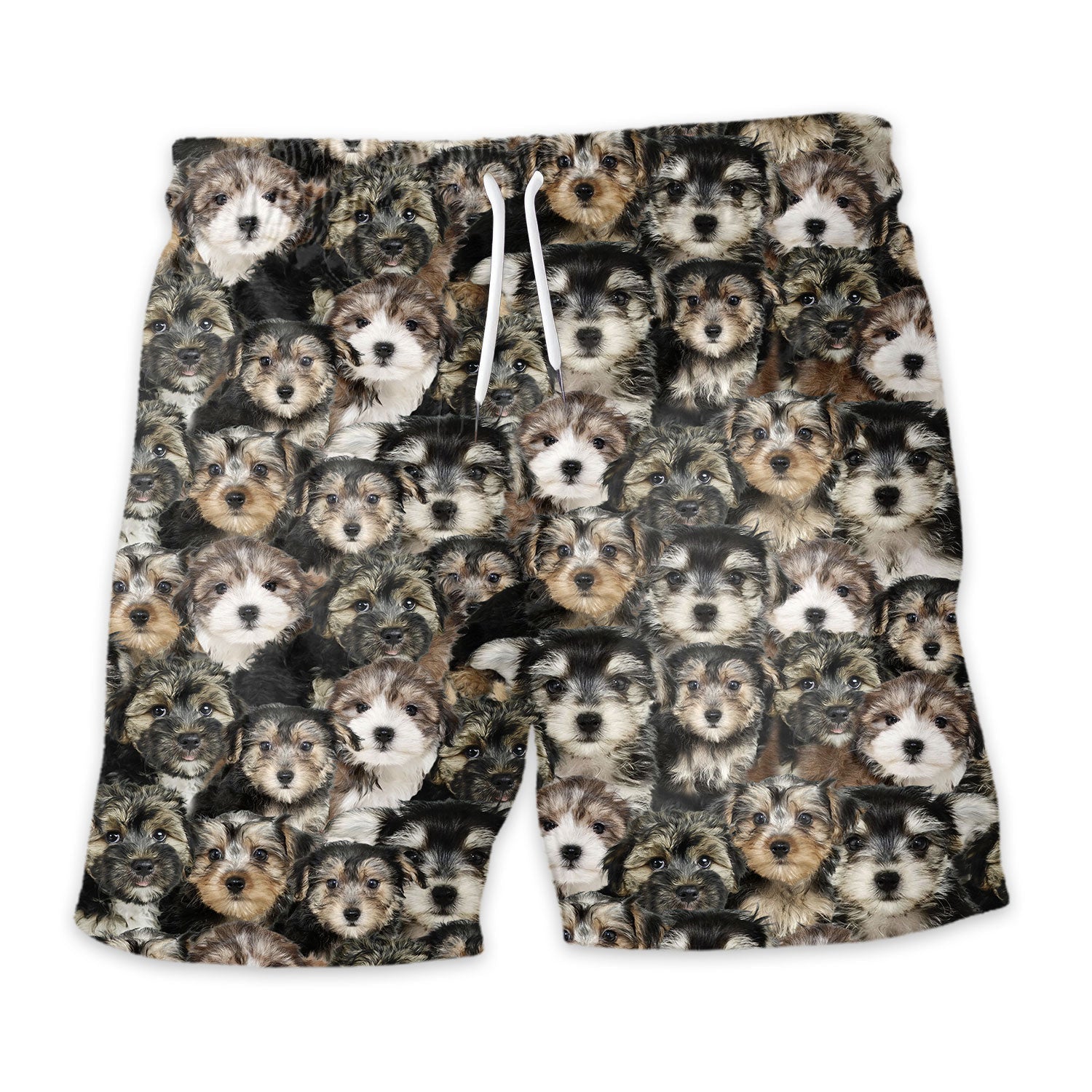 Morkie Full Face Hawaiian Shirt & Short