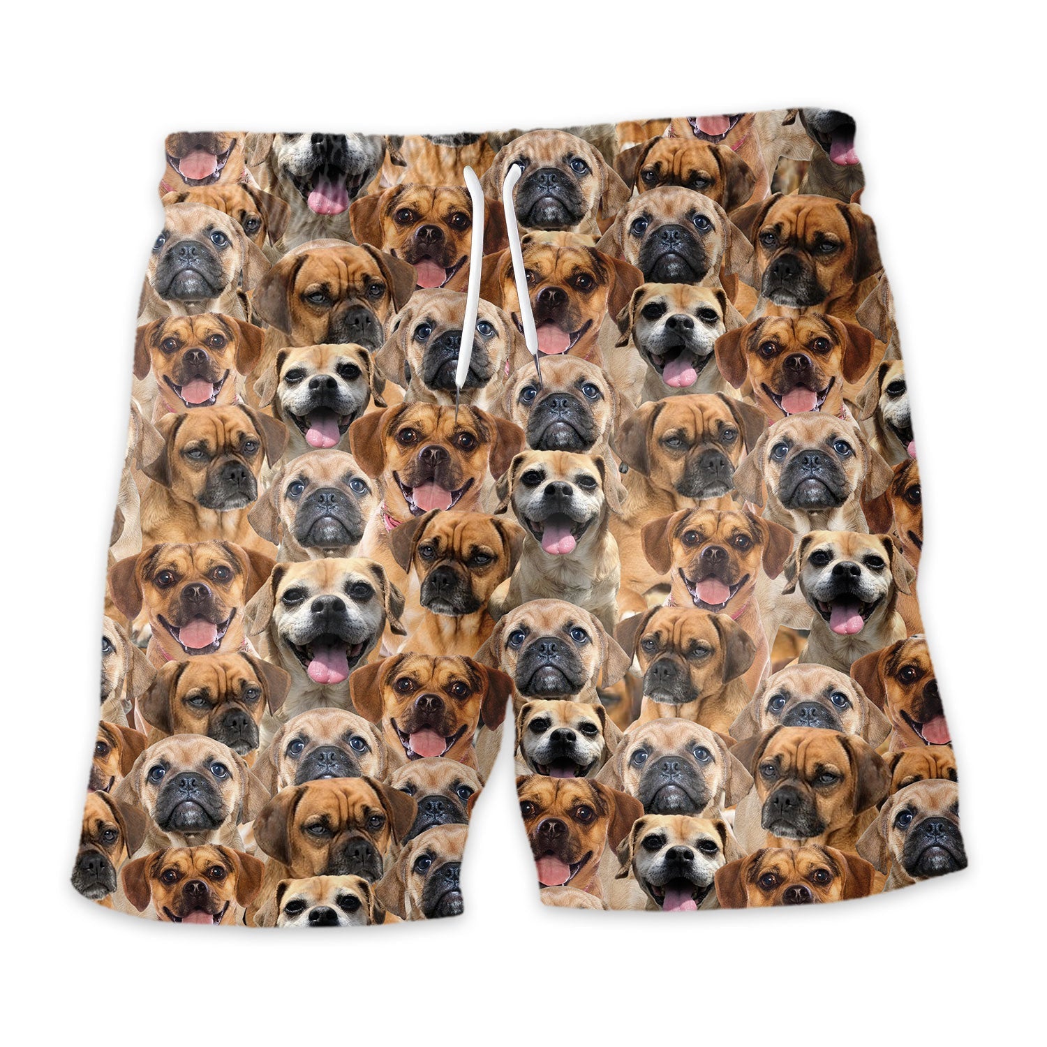 Puggle Full Face Hawaiian Shirt & Short