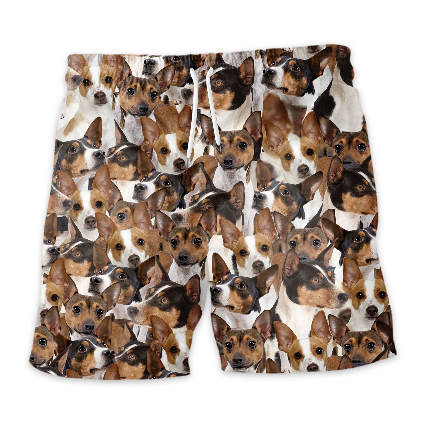 Rat Terrier Full Face Hawaiian Shirt & Short
