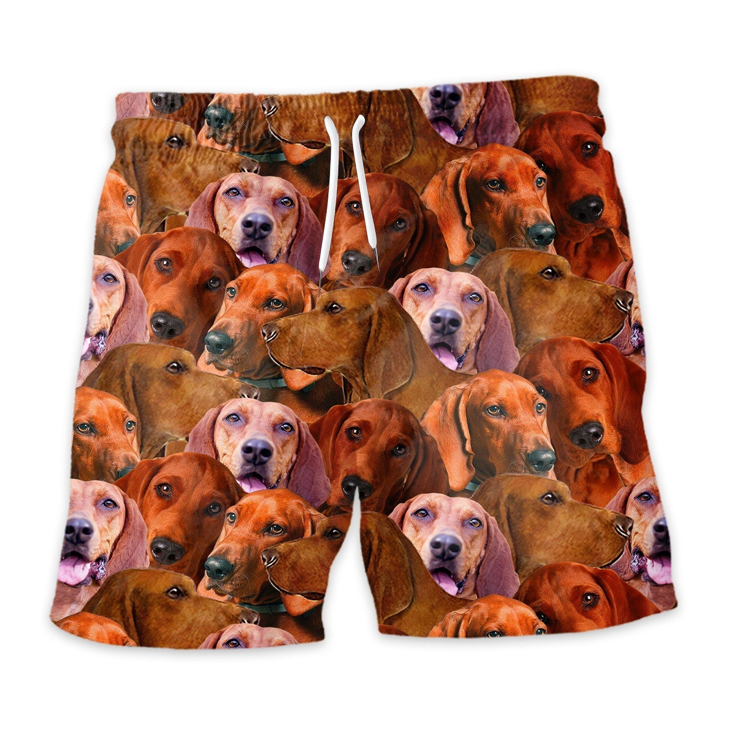 Redbone Coonhound Full Face Hawaiian Shirt & Short