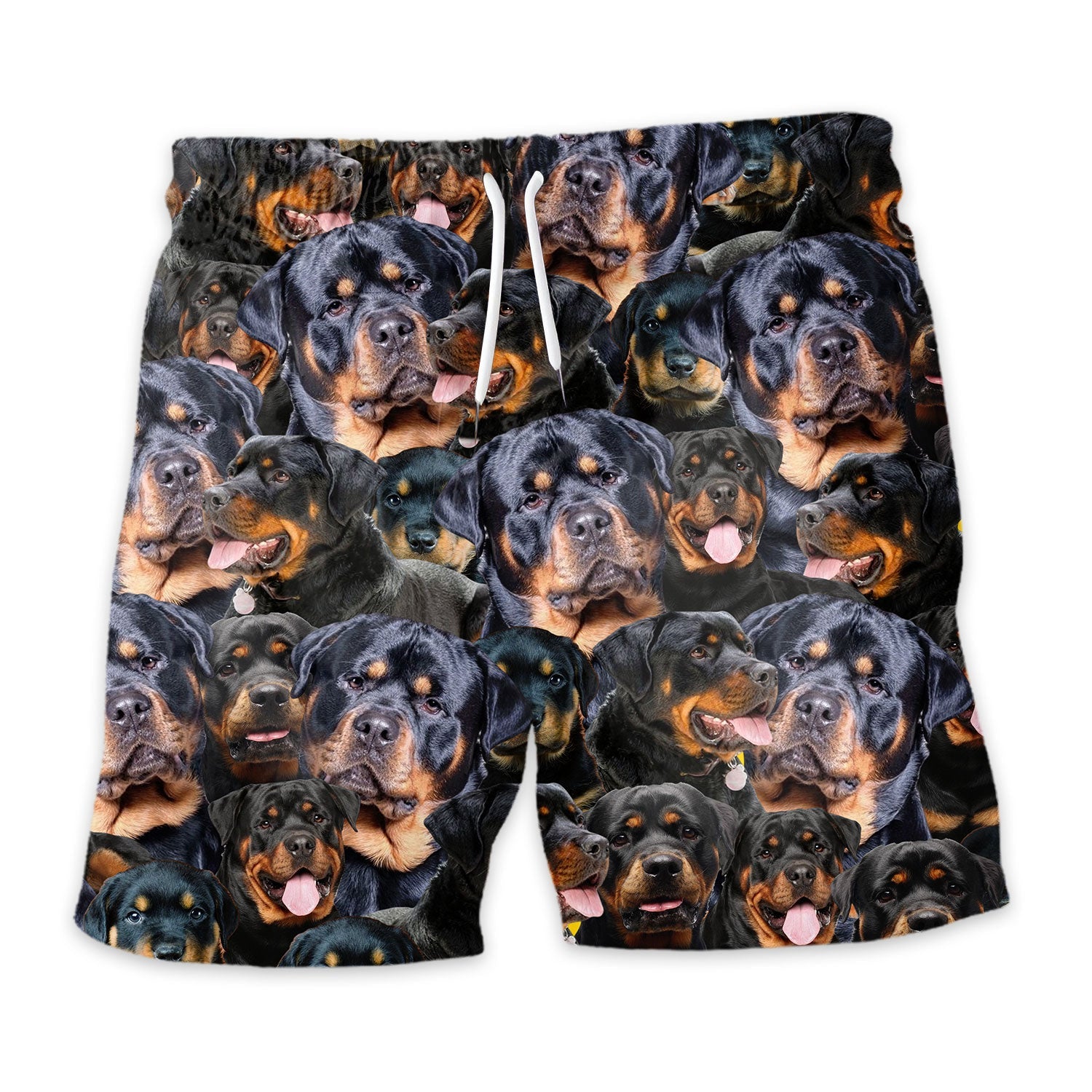 Rottweiler Full Face Hawaiian Shirt & Short