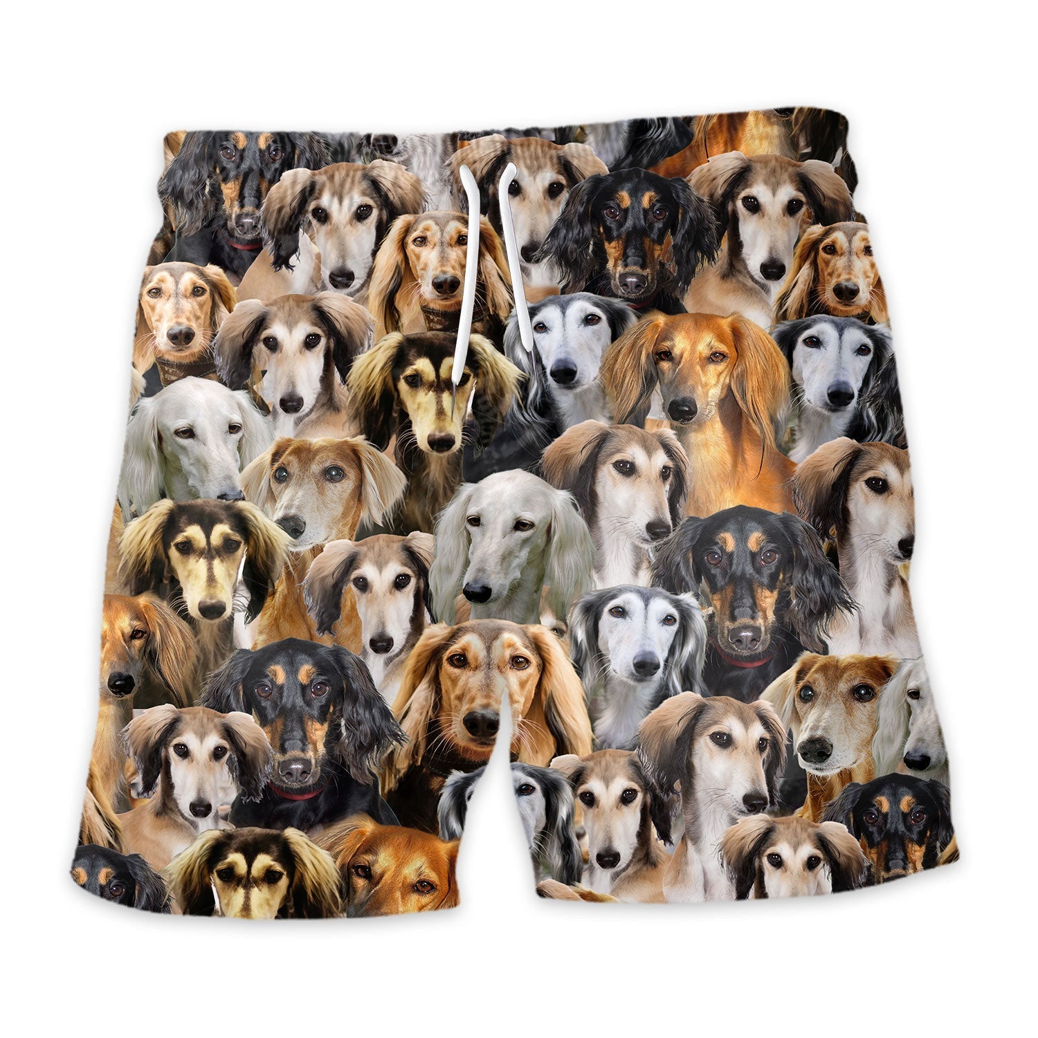 Saluki Full Face Hawaiian Shirt & Short