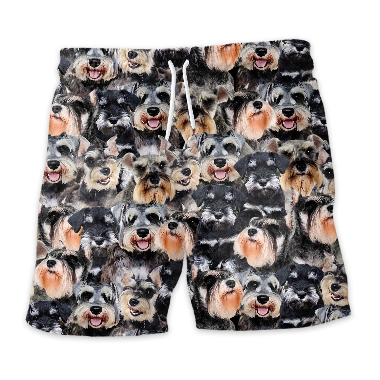 Schnauzer Full Face Hawaiian Shirt & Short
