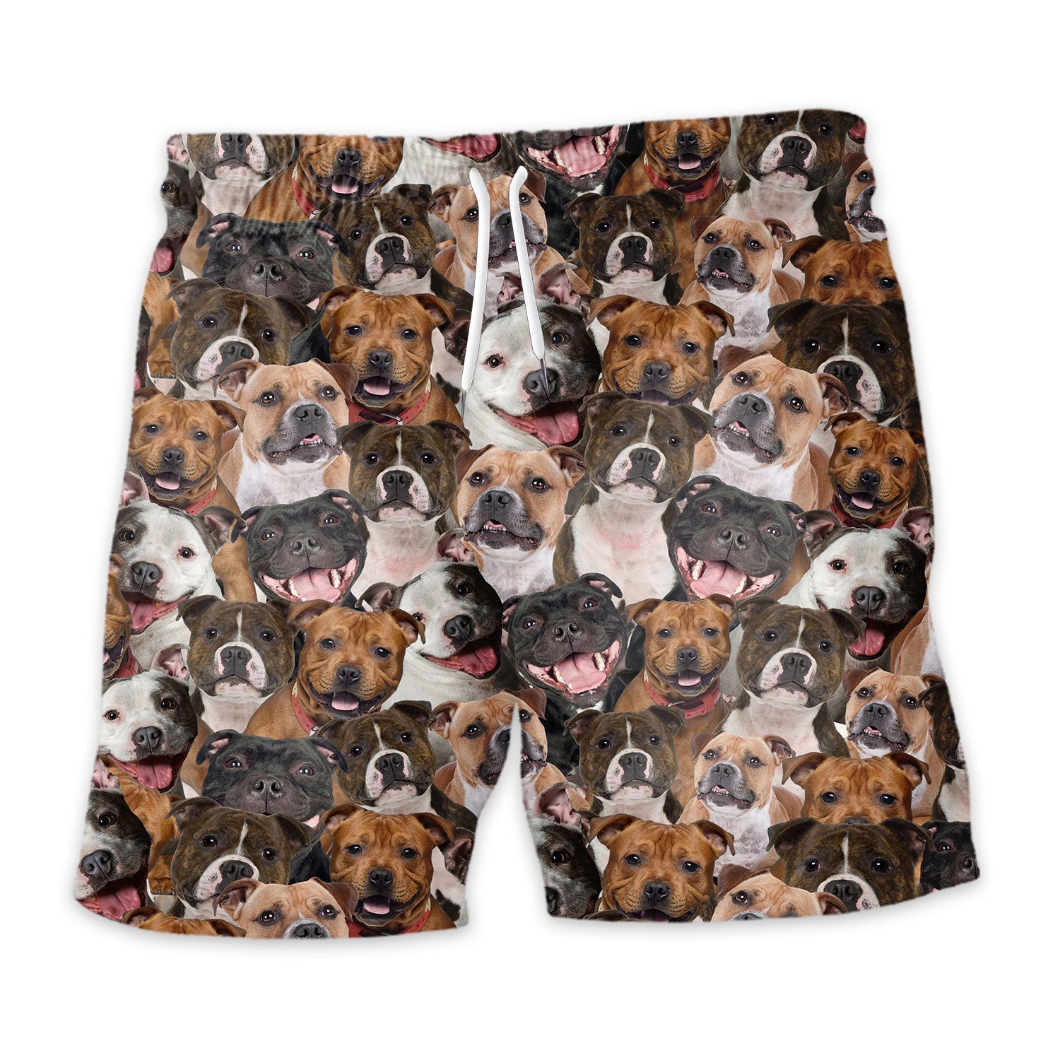 Staffordshire Bull Full Face Hawaiian Shirt & Short