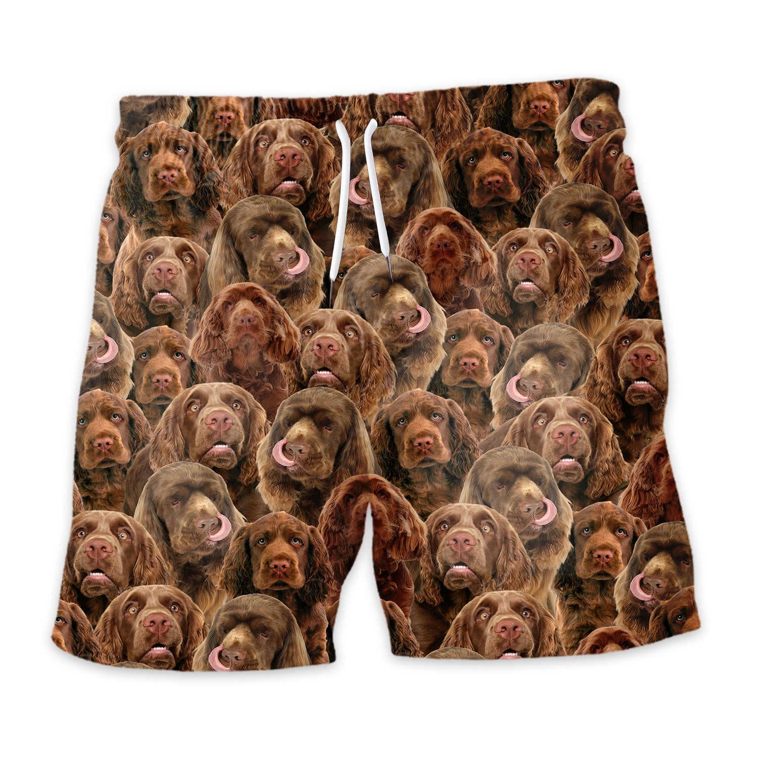 Sussex Spaniel Full Face Hawaiian Shirt & Short