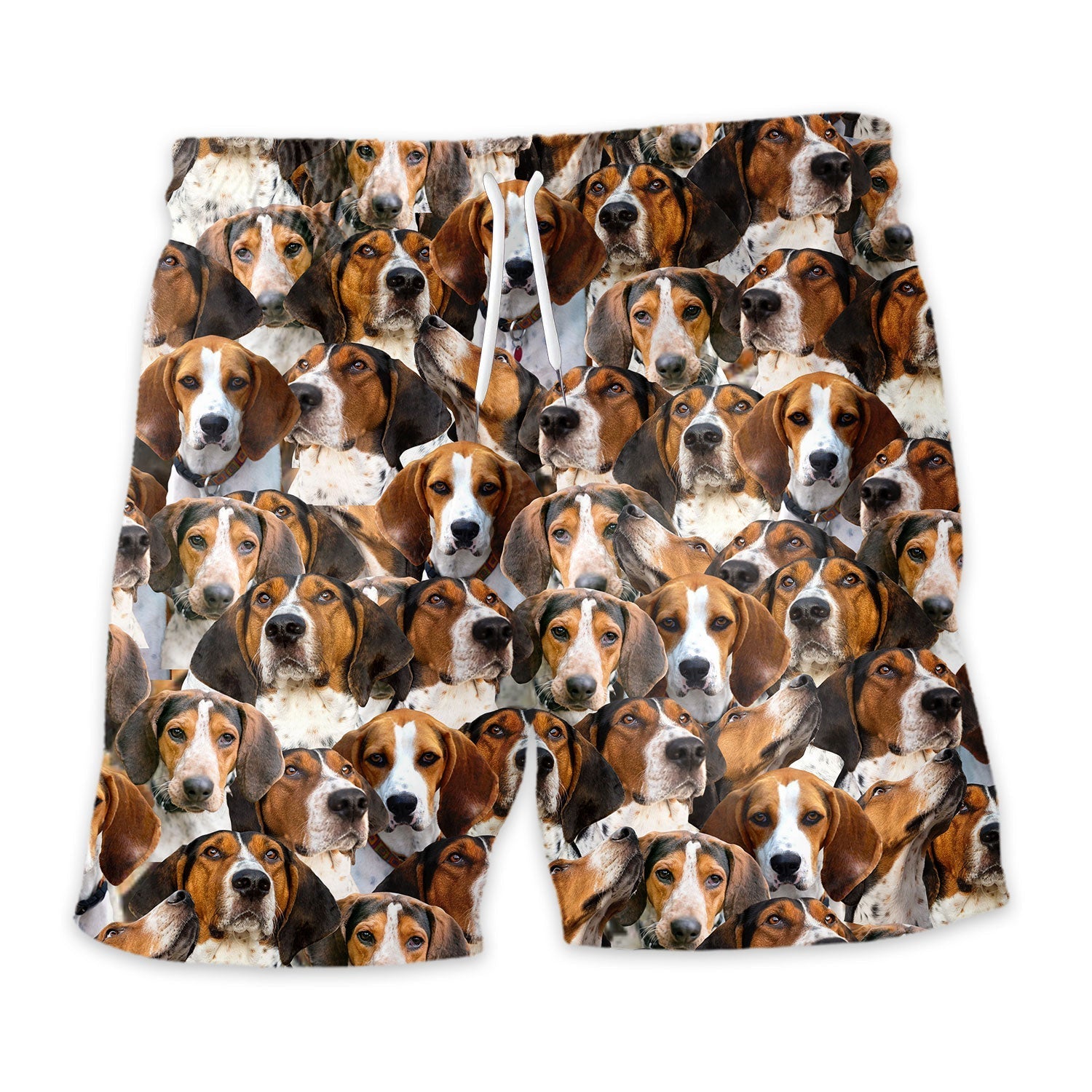 Treeing Walker Coonhound Full Face Hawaiian Shirt & Short