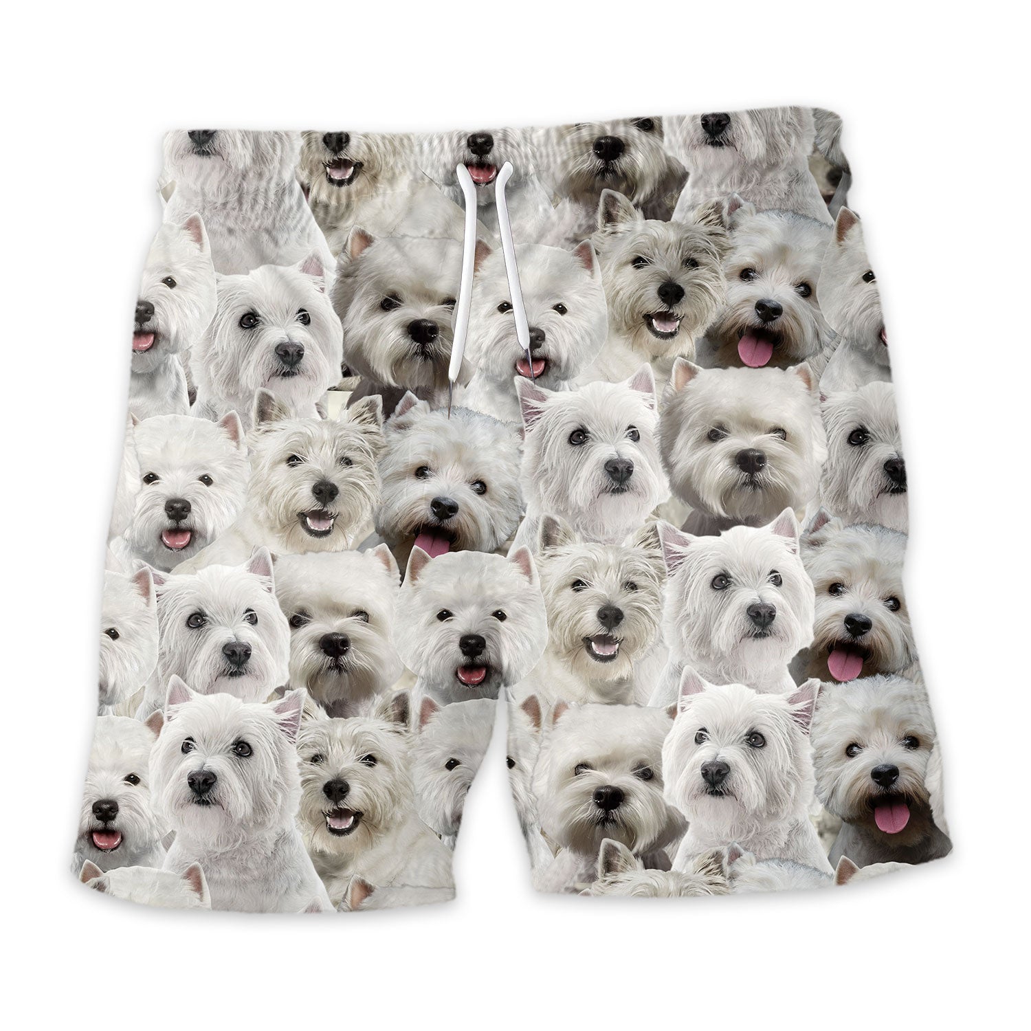 West Highland White Terrier Full Face Hawaiian Shirt & Short