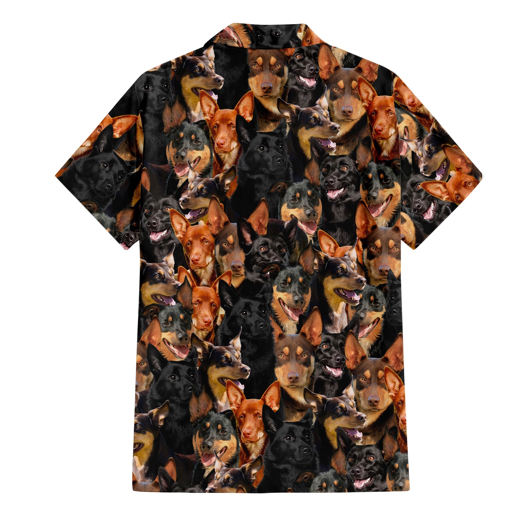 Australian Kelpie Full Face Hawaiian Shirt & Short