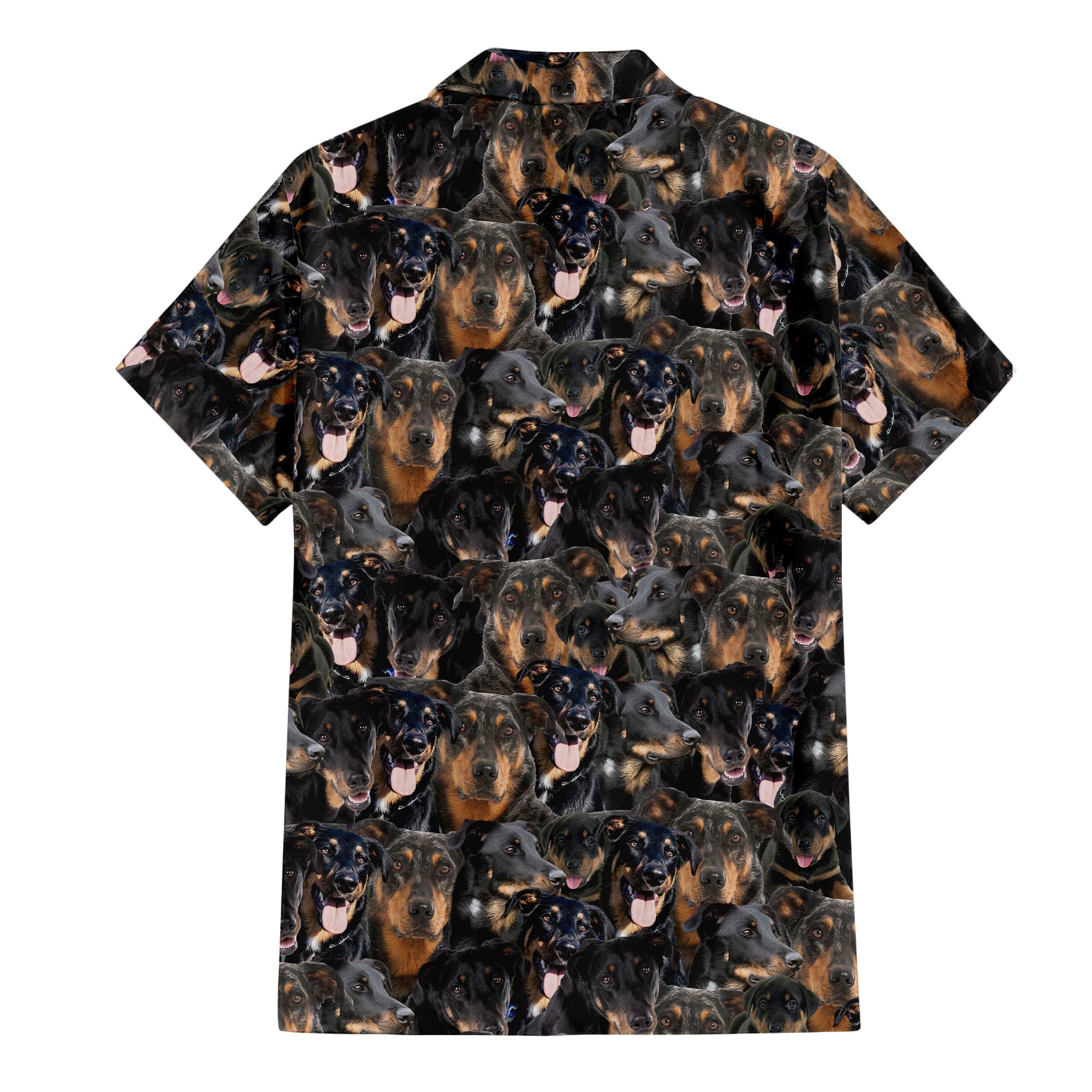 Beauceron Full Face Hawaiian Shirt & Short