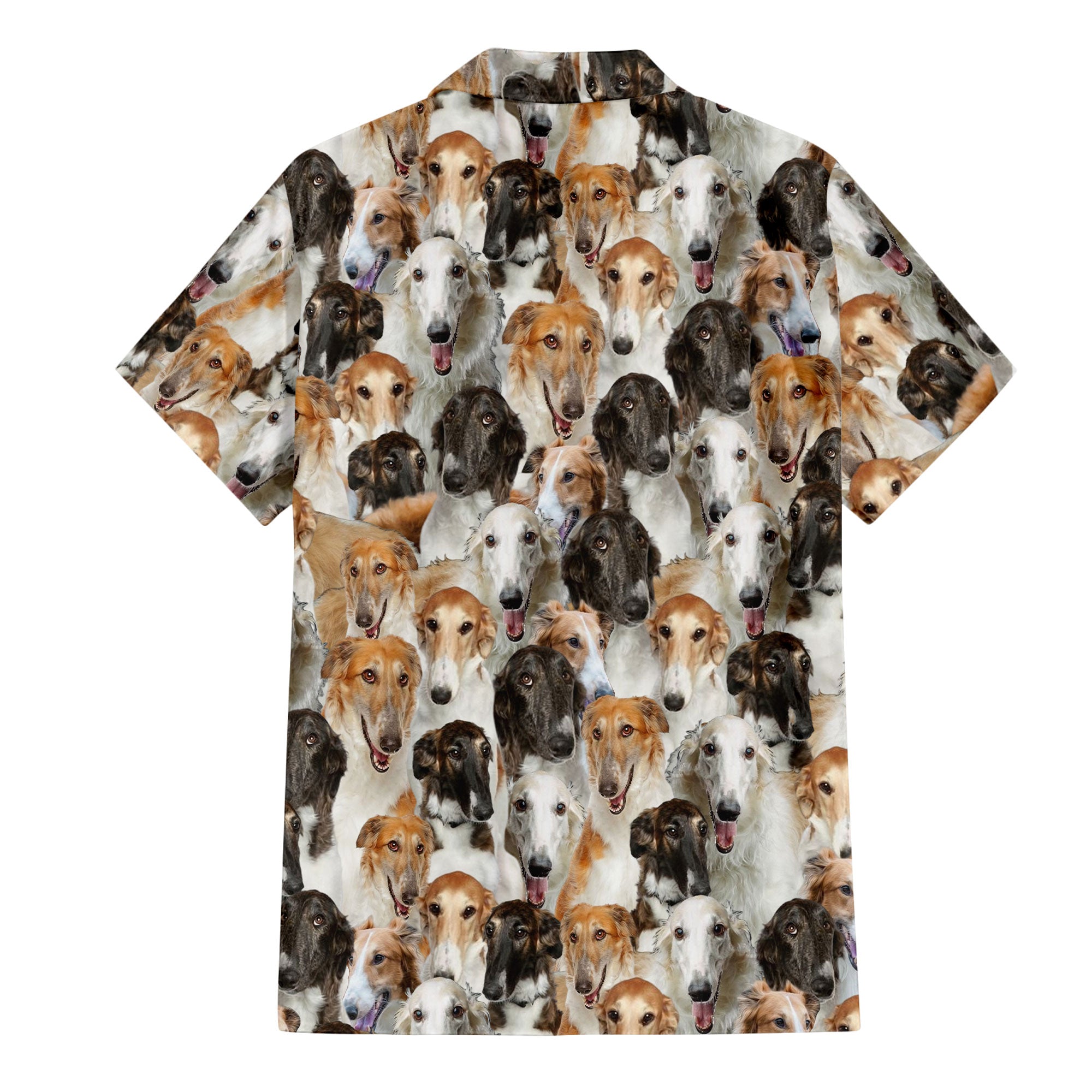 Borzoi Full Face Hawaiian Shirt & Short