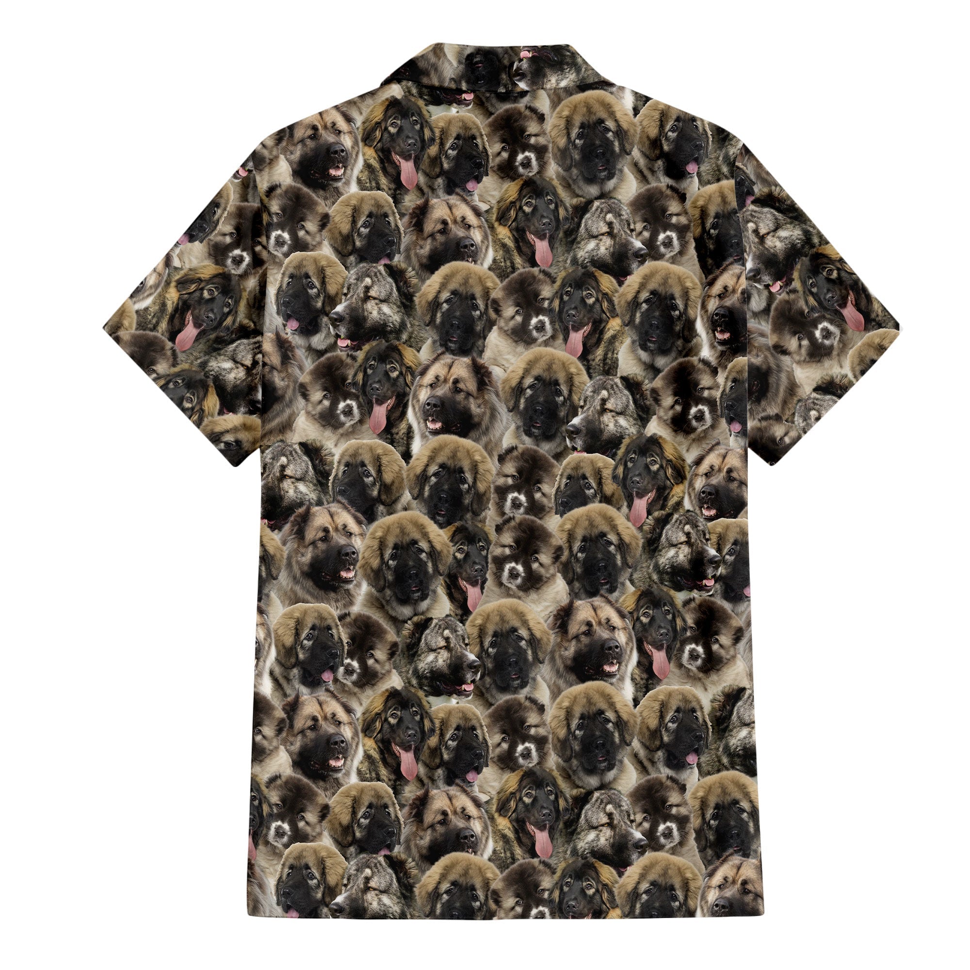 Caucasian Shepherd Dog Full Face Hawaiian Shirt & Short