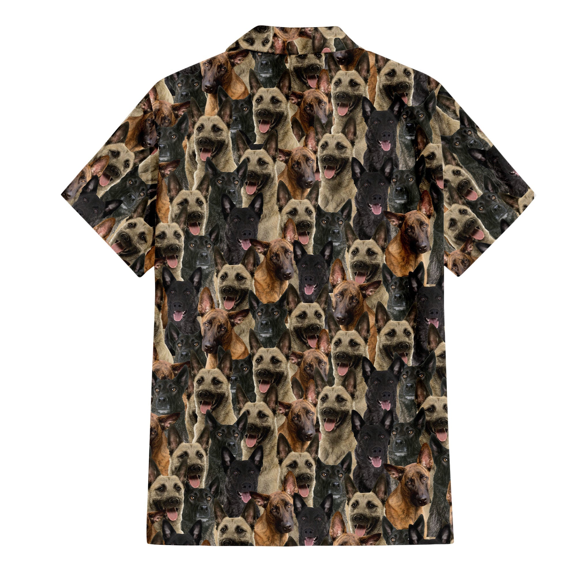 Dutch Shepherd Full Face Hawaiian Shirt & Short