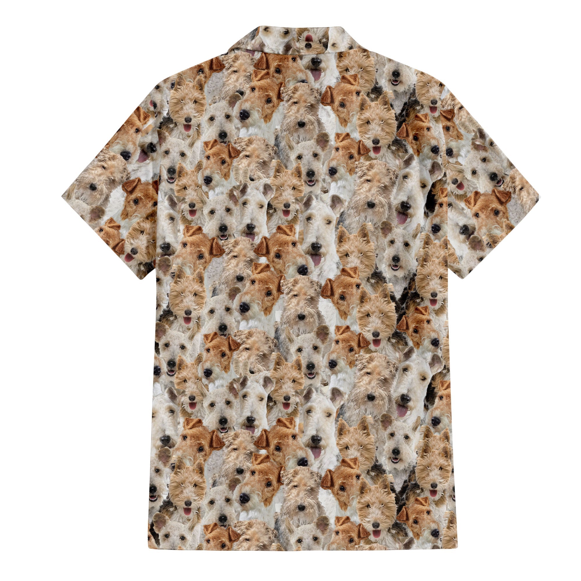 Fox Terrier Full Face Hawaiian Shirt & Short