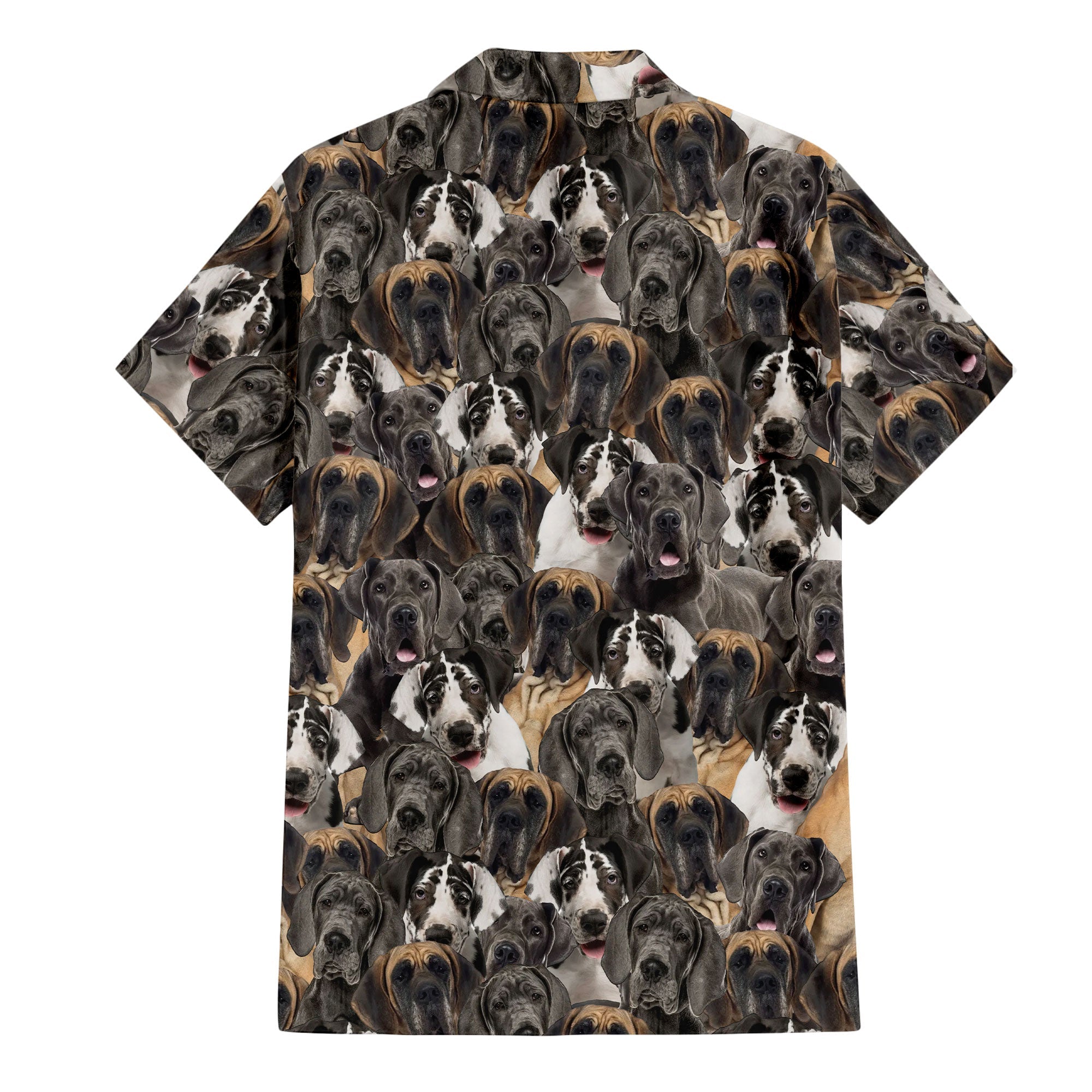 Great dane Dog Full Face Hawaiian Shirt & Short