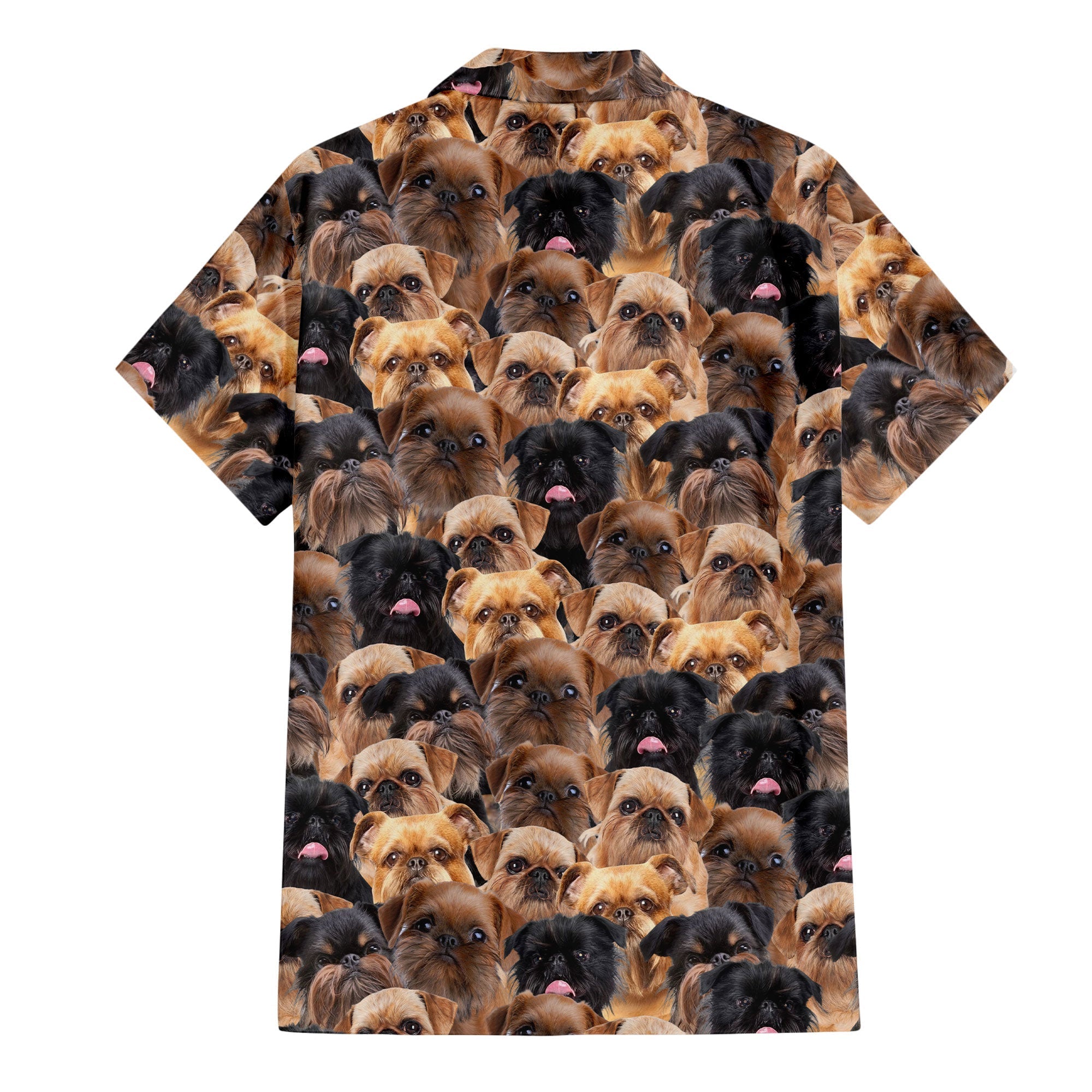 Griffon Bruxellois Full Full Face Hawaiian Shirt & Short