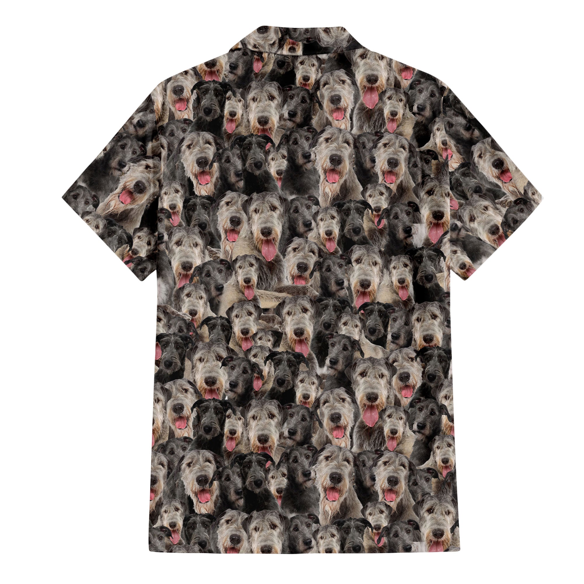 Irish Wolfhound Full Face Hawaiian Shirt & Short