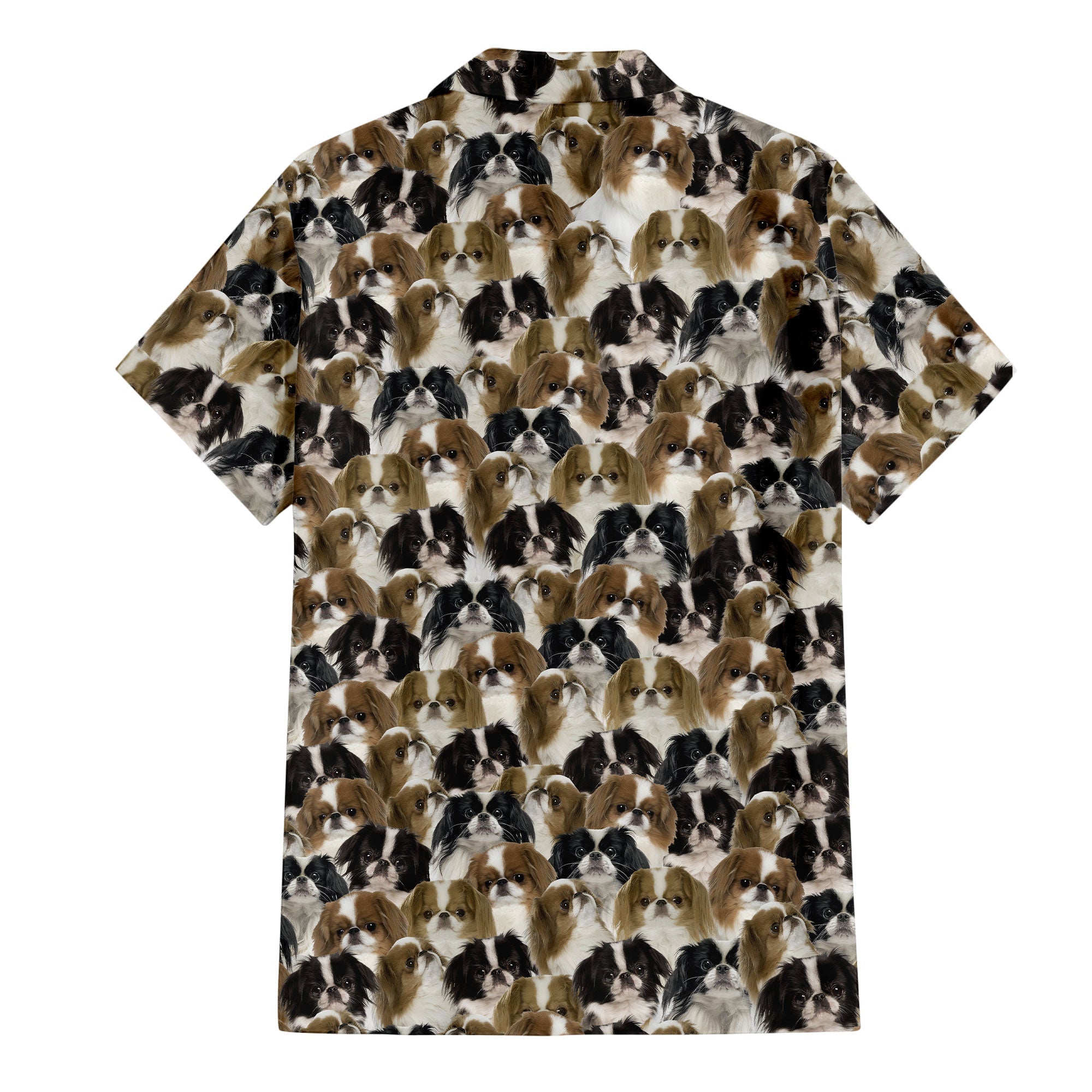 Japanese Chin Full Face Hawaiian Shirt & Short