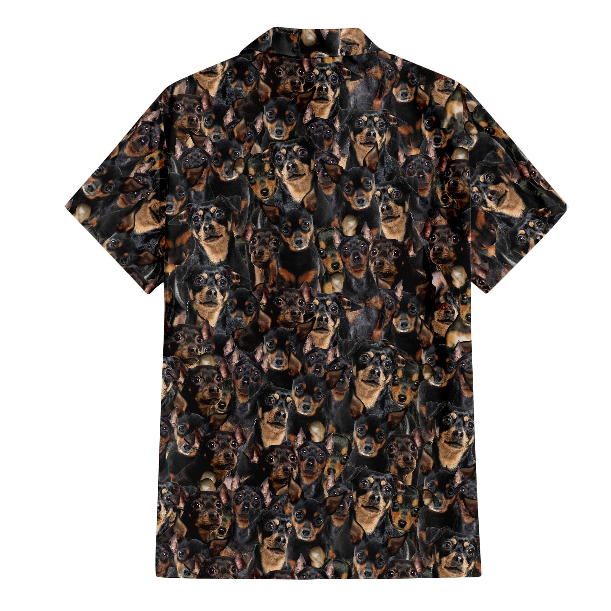 Miniature Pinscher Full Face Hawaiian Shirt & Short
