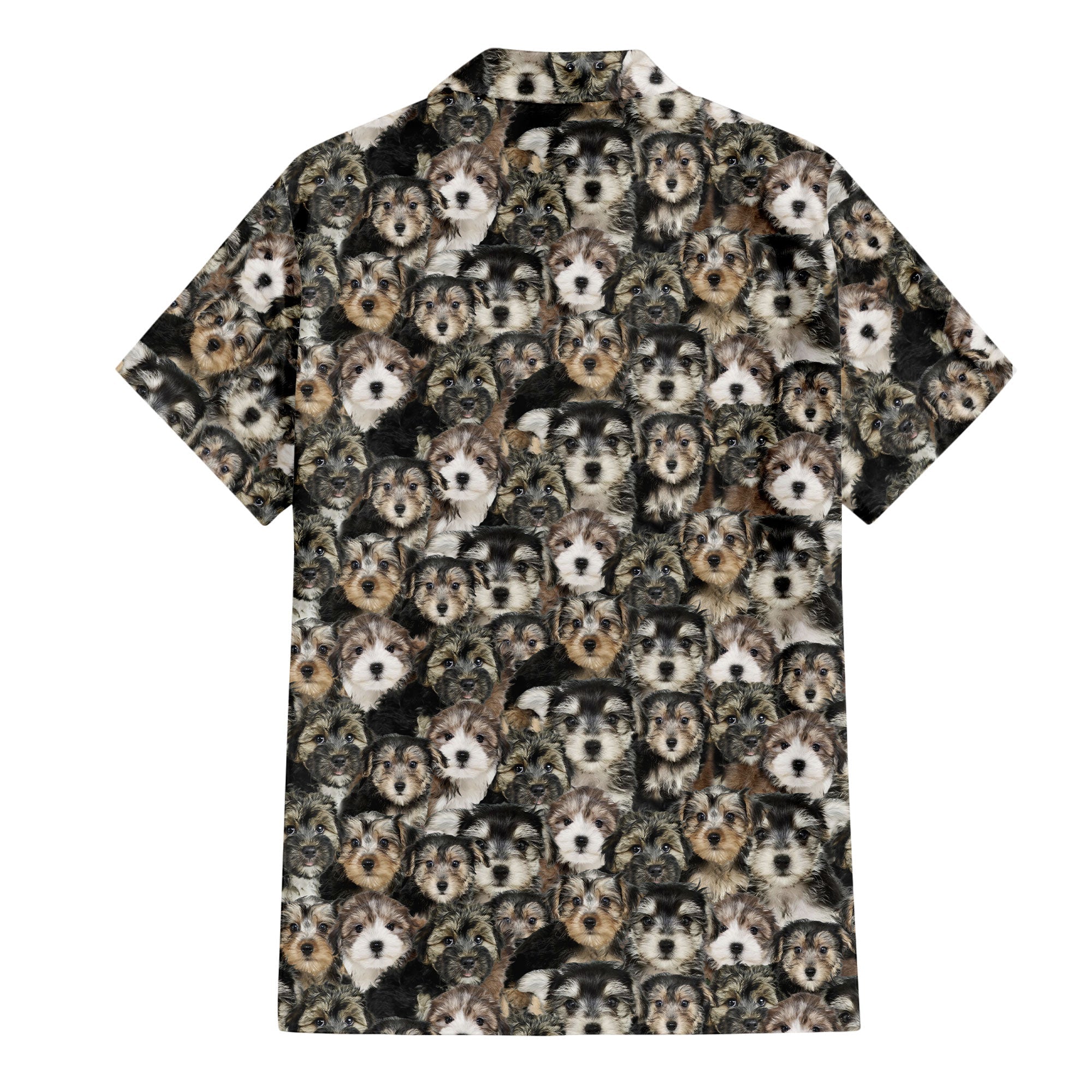 Morkie Full Face Hawaiian Shirt & Short