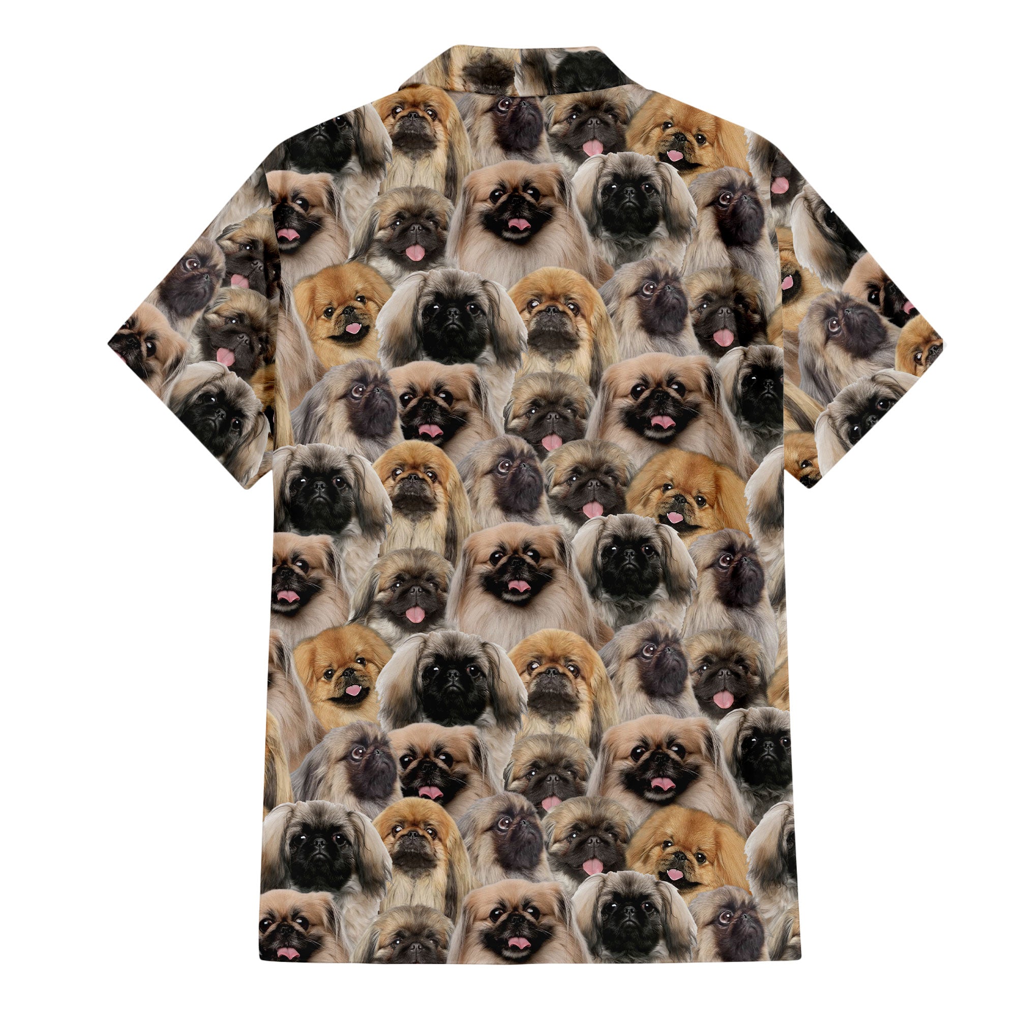 Pekingese Full Face Hawaiian Shirt & Short