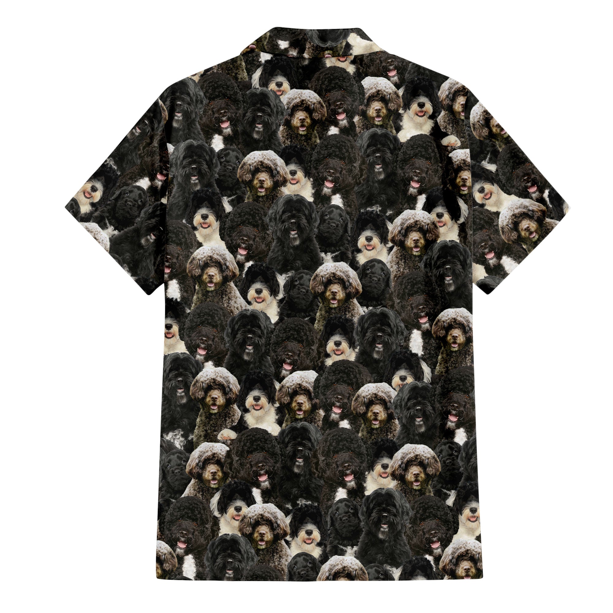 Portuguese Water Dog Full Face Hawaiian Shirt & Short