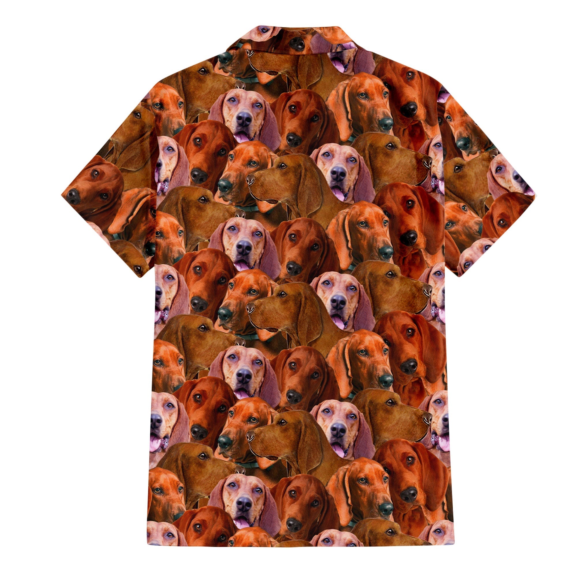 Redbone Coonhound Full Face Hawaiian Shirt & Short