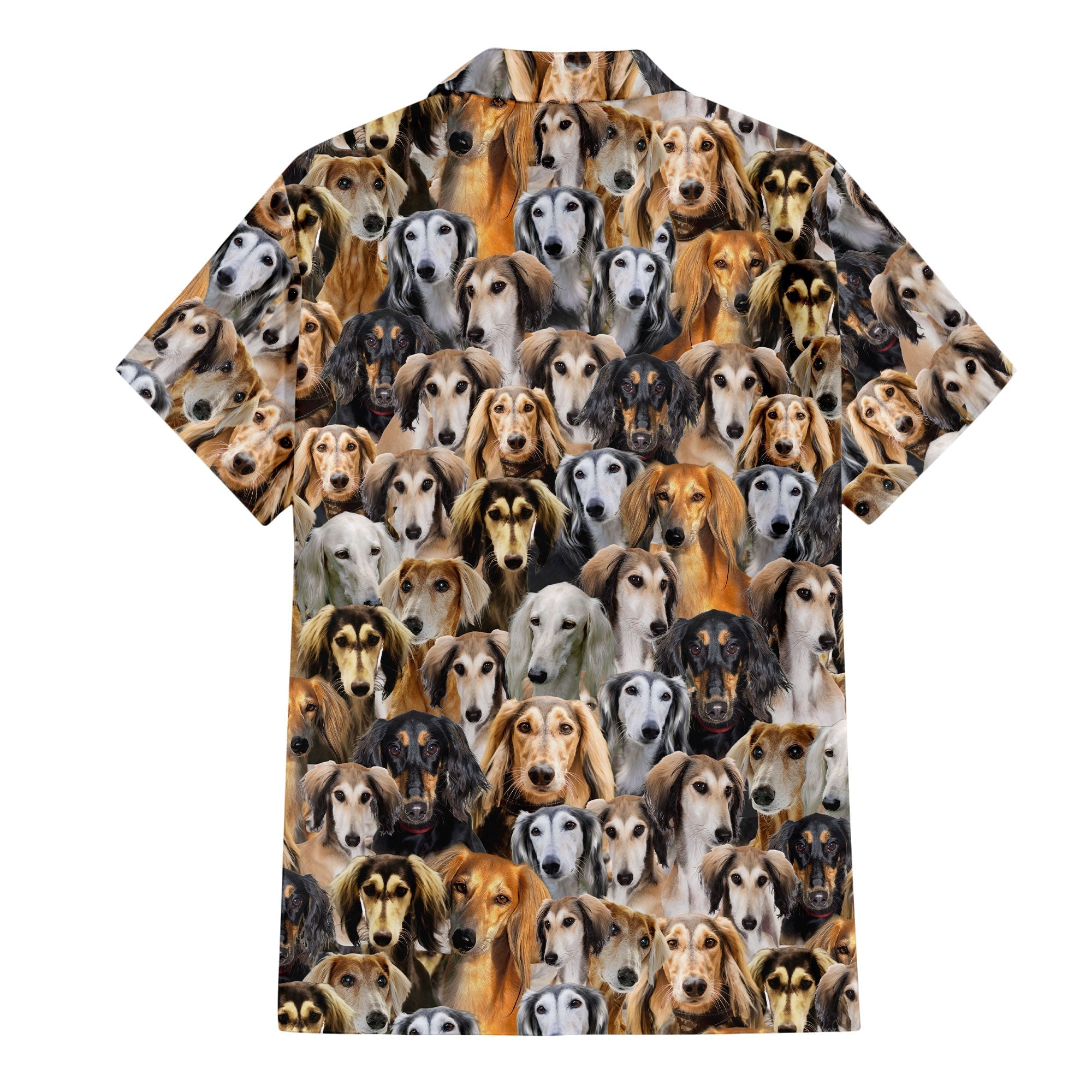 Saluki Full Face Hawaiian Shirt & Short