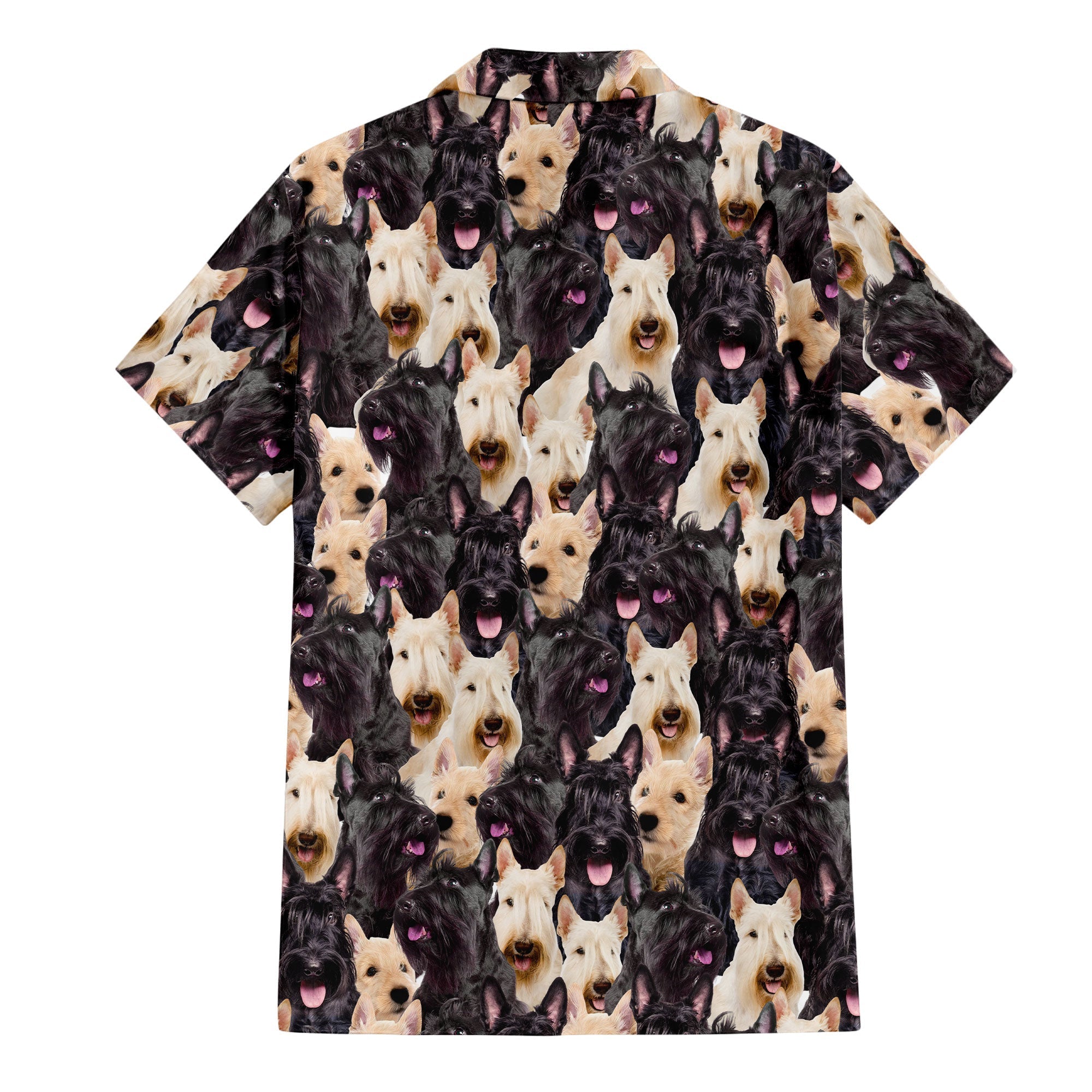 Scottish Terrier Full Face Hawaiian Shirt & Short