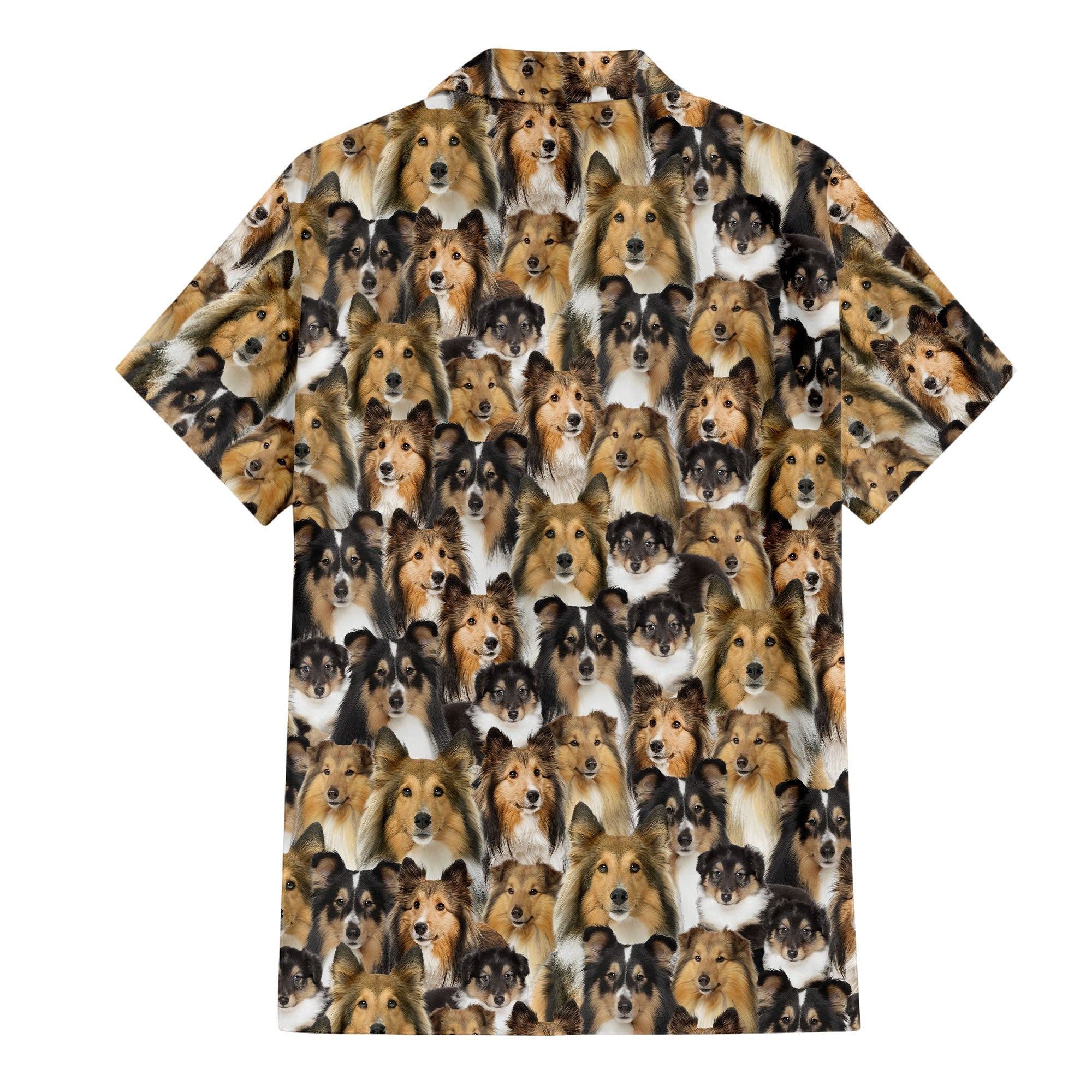 Shetland Sheepdog Full Face Hawaiian Shirt & Short