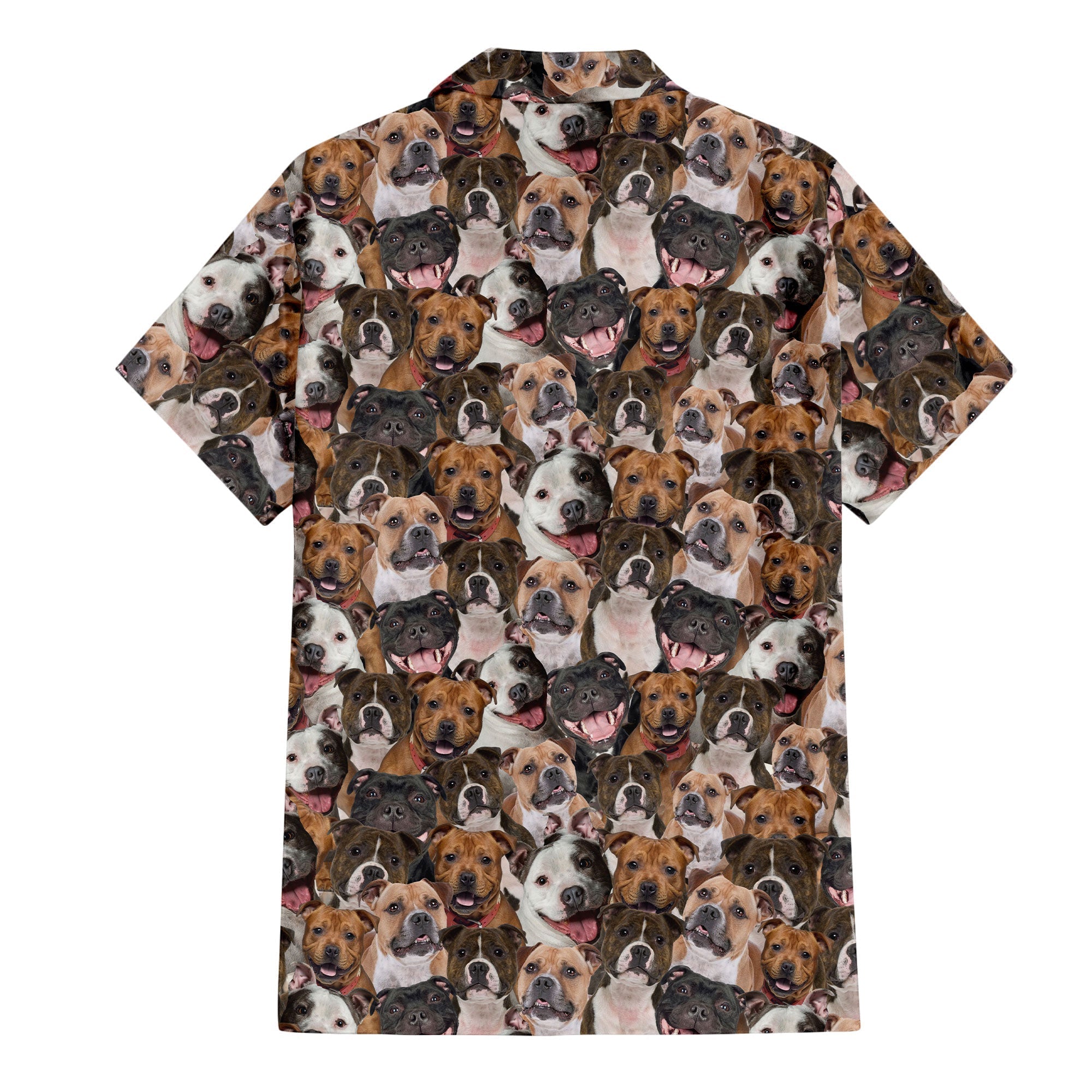 Staffordshire Bull Full Face Hawaiian Shirt & Short