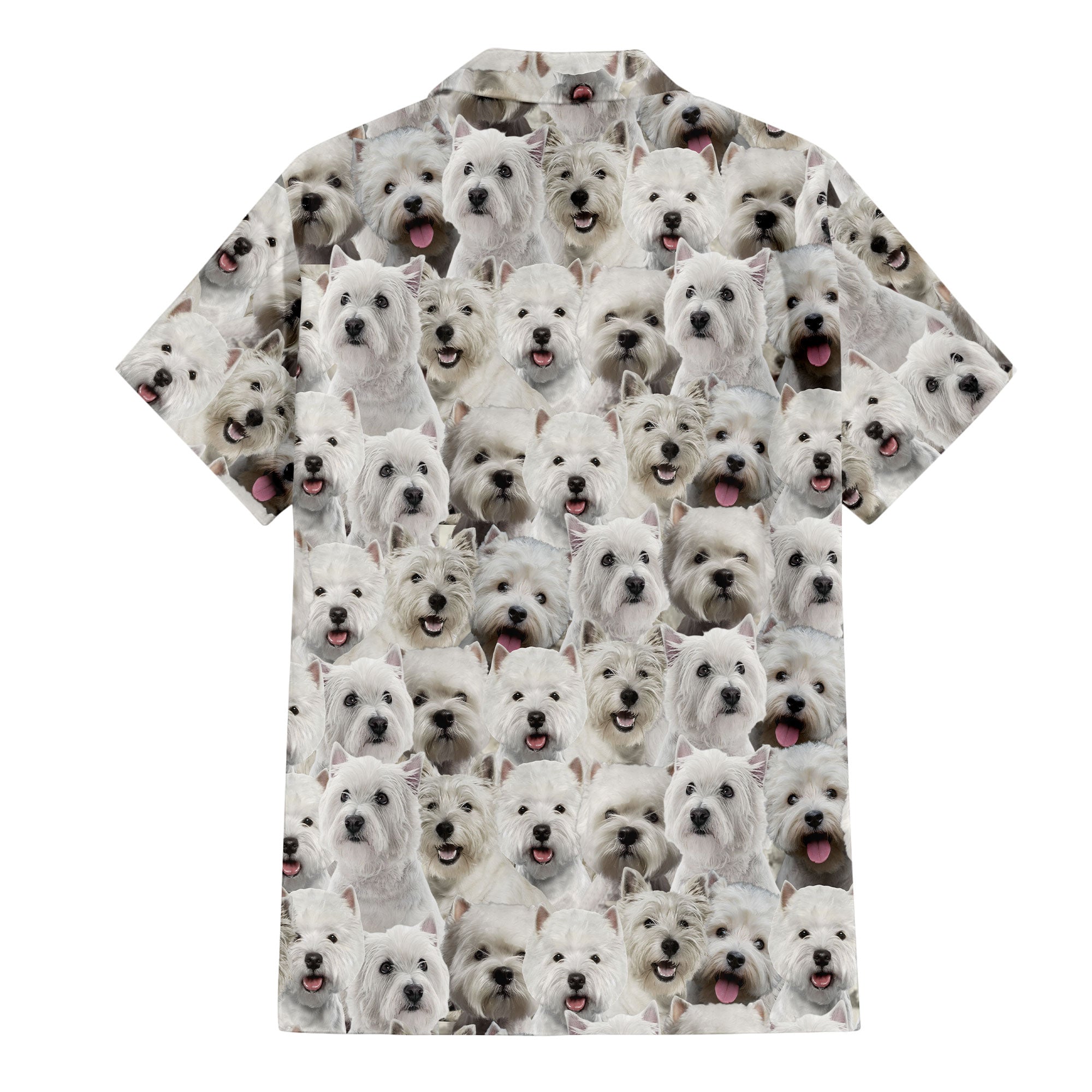 West Highland White Terrier Full Face Hawaiian Shirt & Short