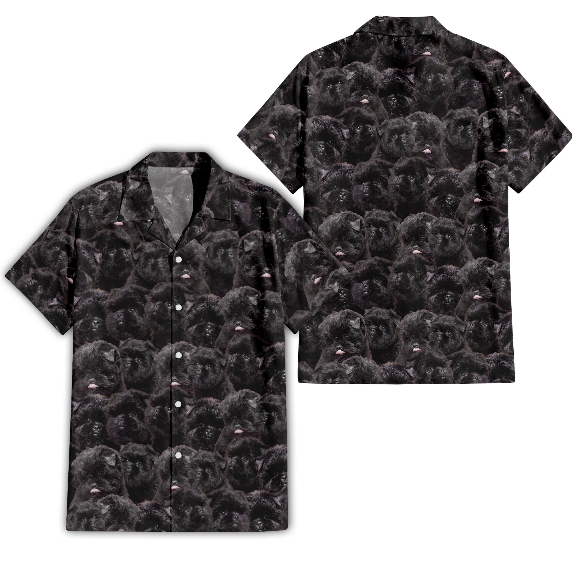Affenpinscher Full Face Hawaiian Shirt & Short