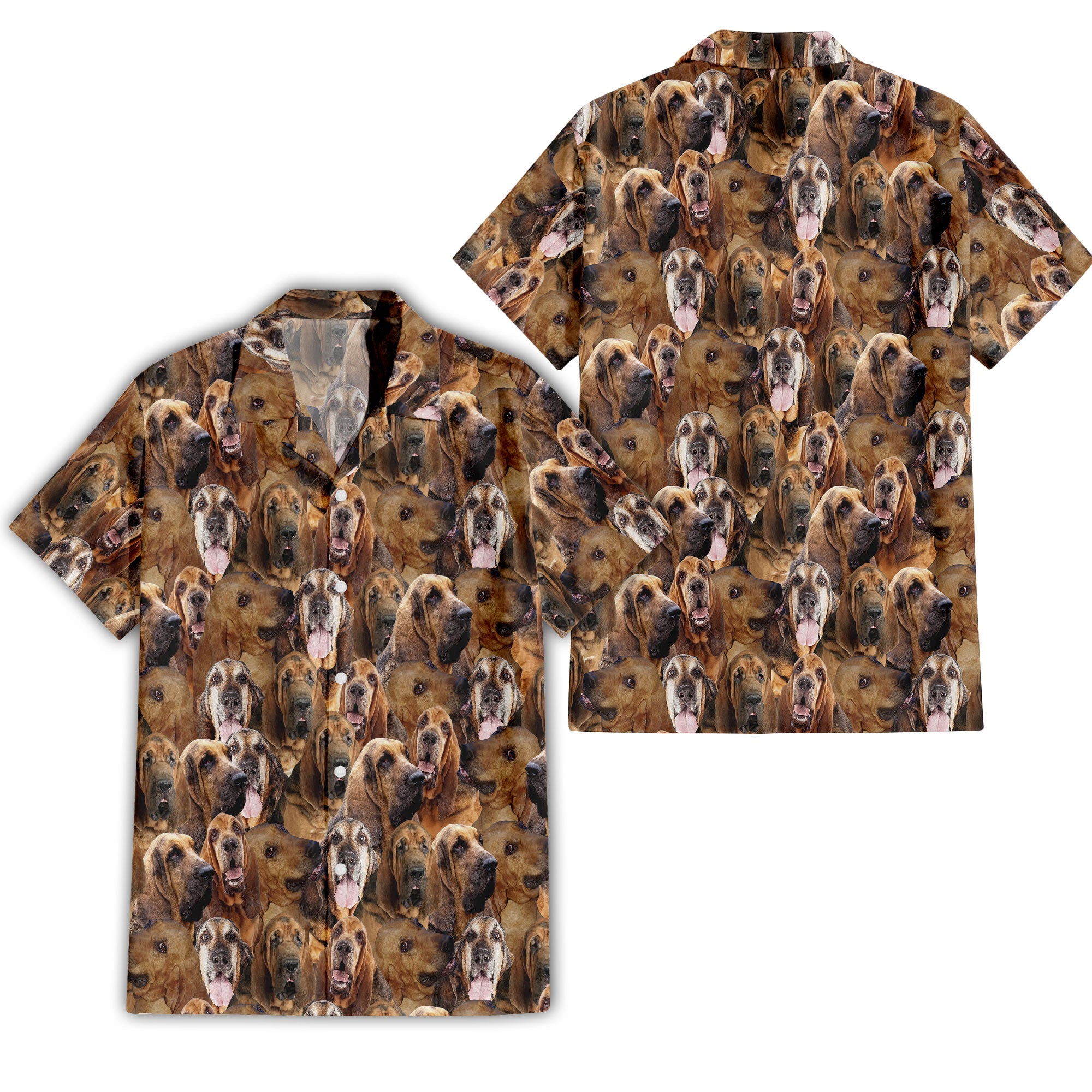 Bloodhound Full Face Hawaiian Shirt & Short