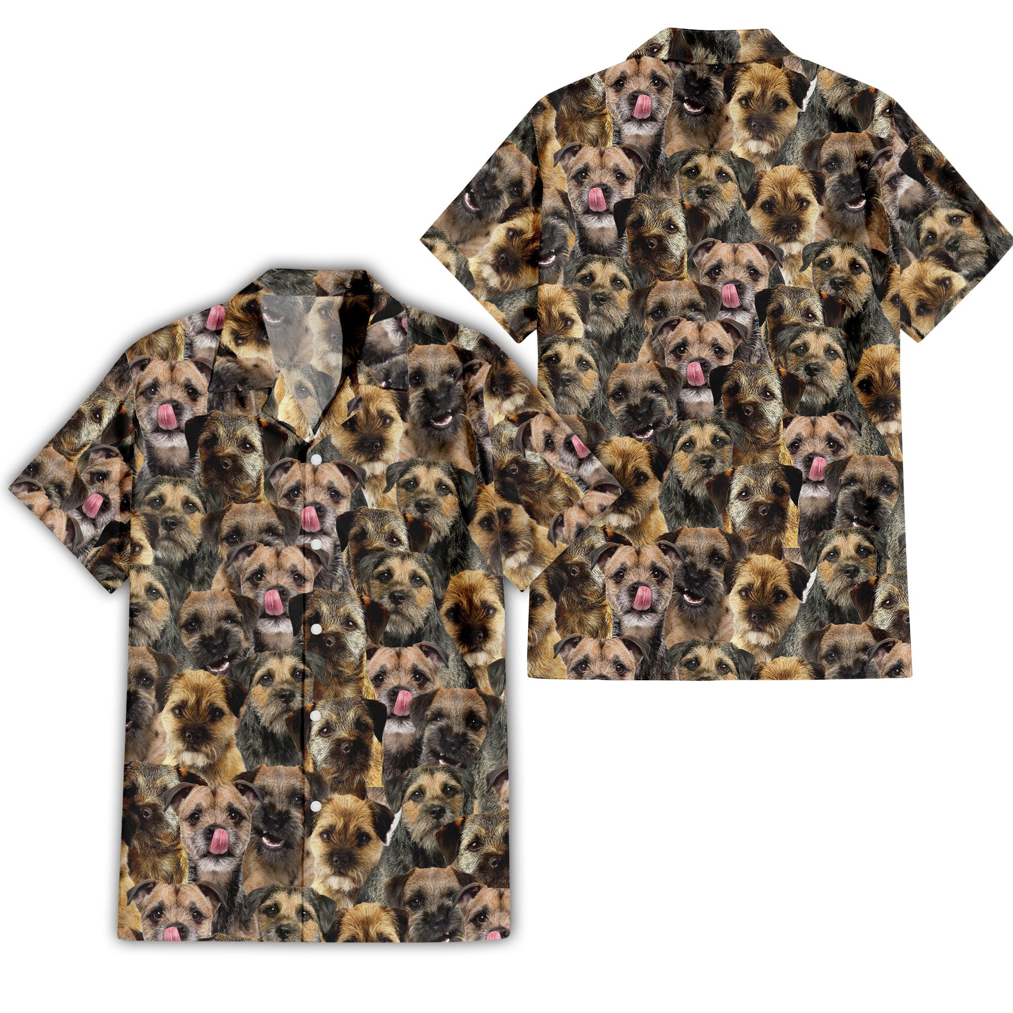 Border Terrier Full Face Hawaiian Shirt & Short