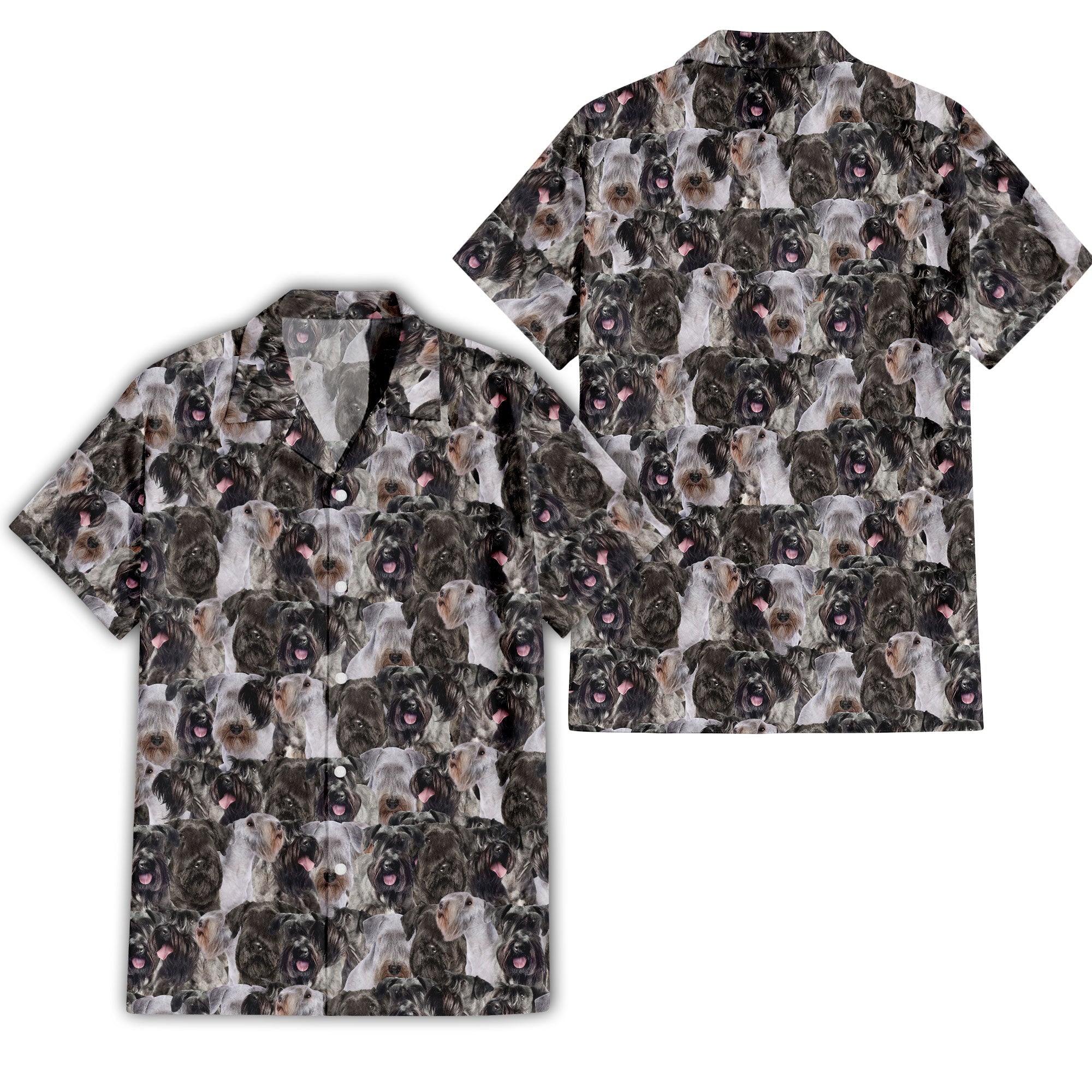 Cesky Terrier Dog Full Face Hawaiian Shirt & Short