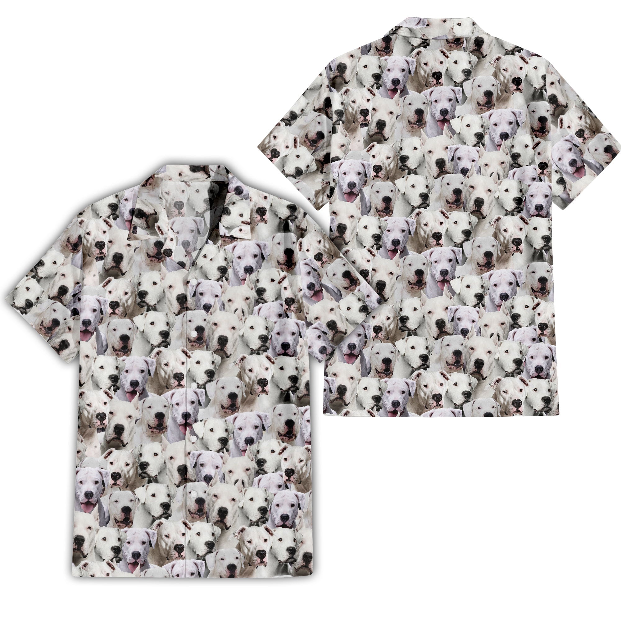 Dogo Argentino Full Face Hawaiian Shirt & Short