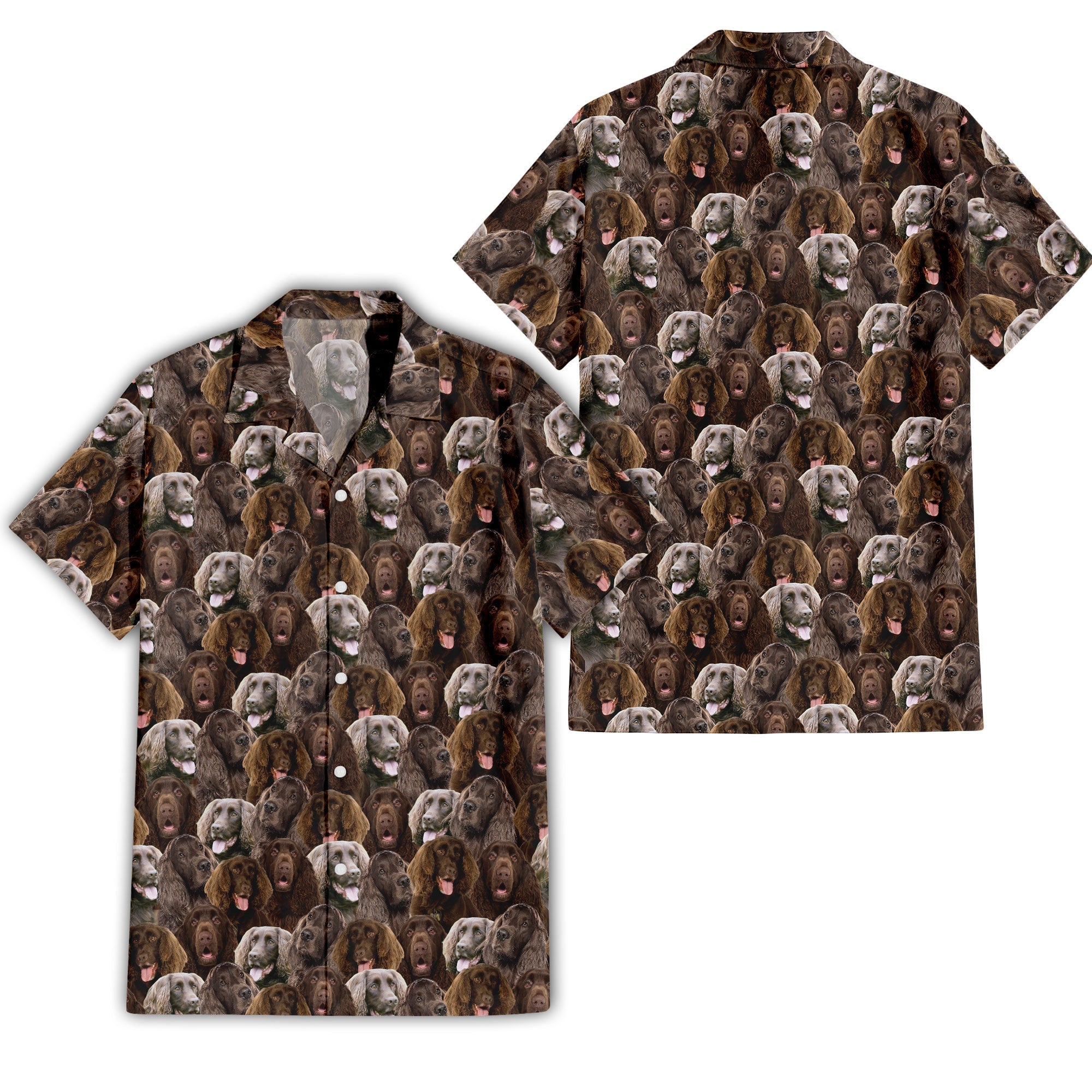 Field Spaniel Full Face Hawaiian Shirt & Short