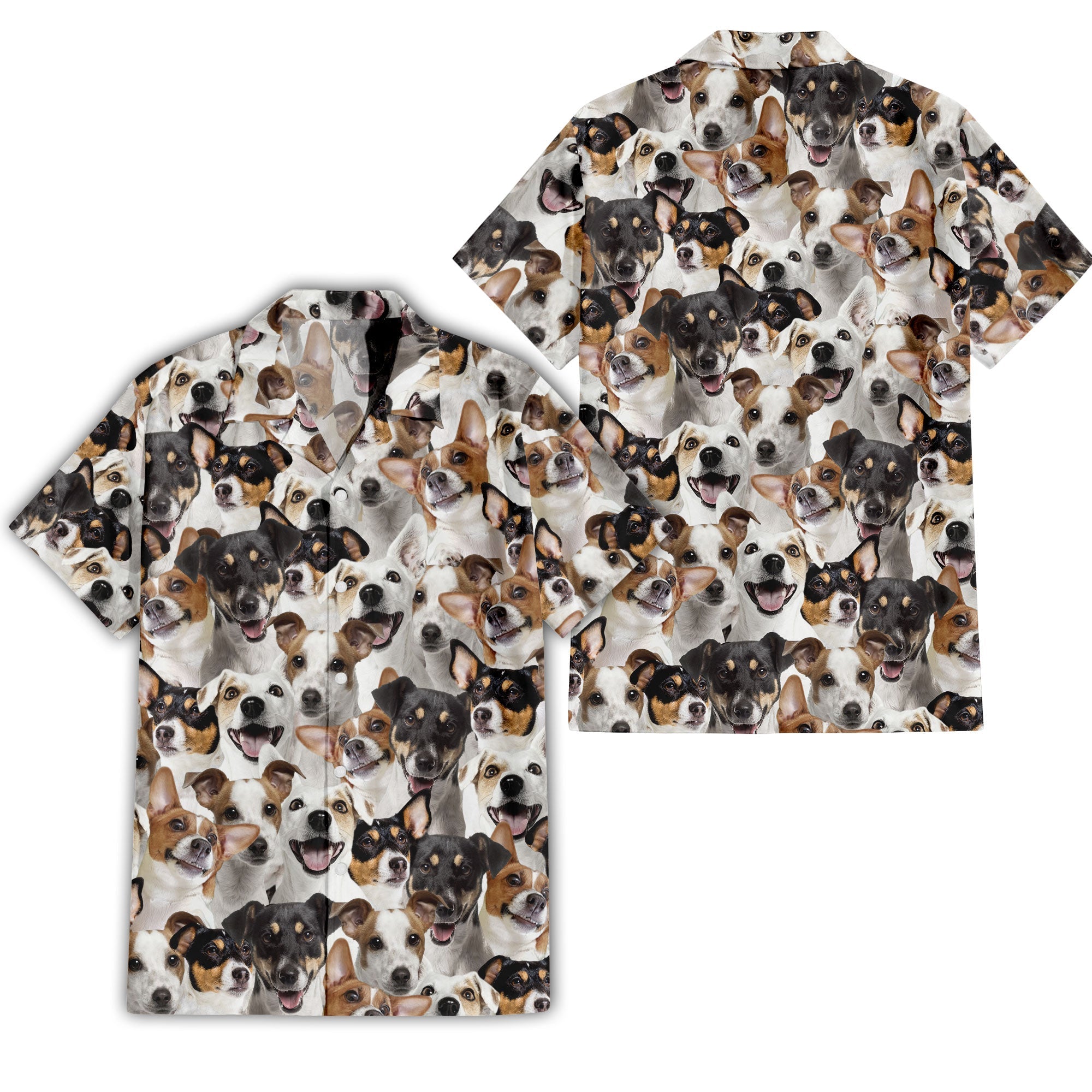 Jack Russell Terrier Full Face Hawaiian Shirt & Short