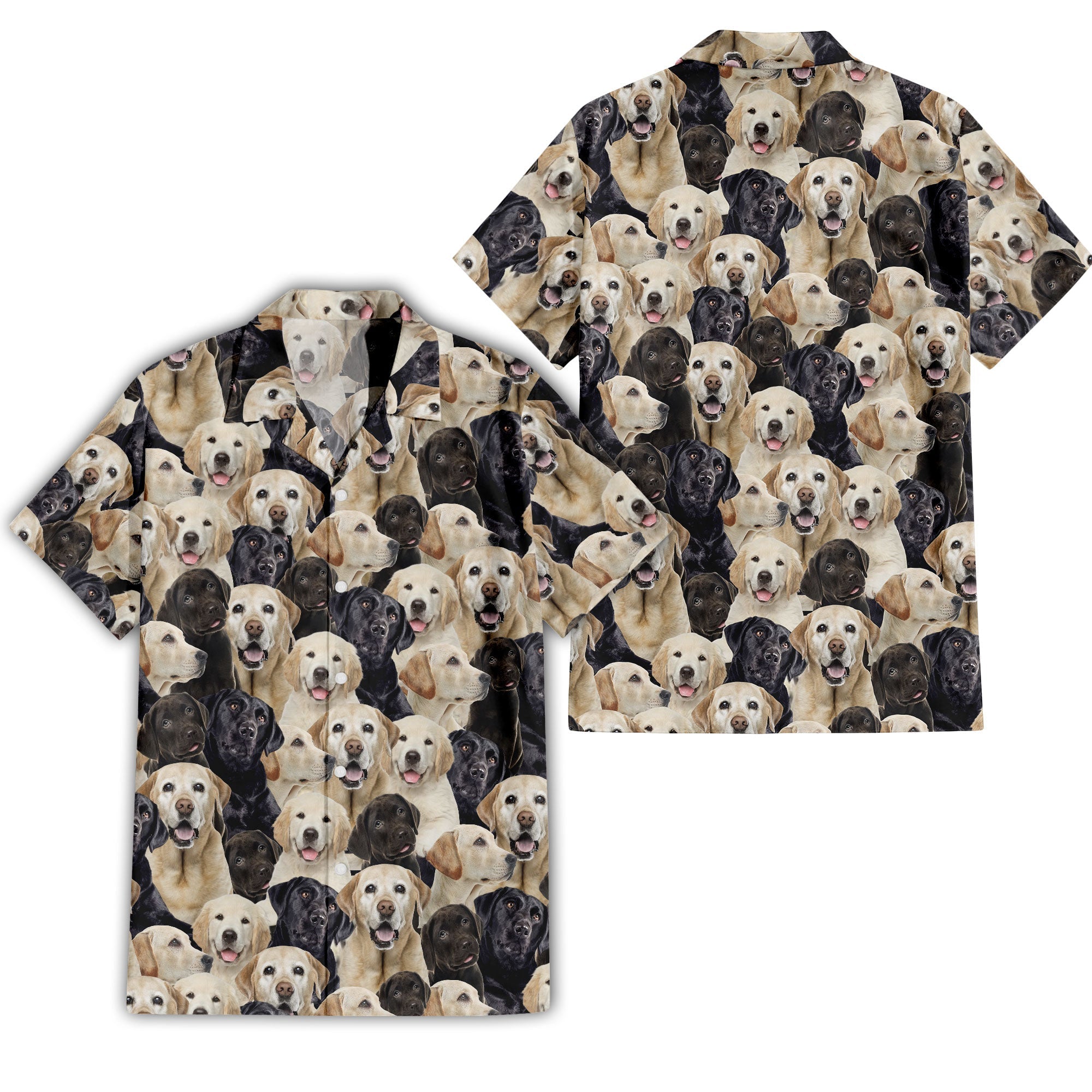 Labrador Retriever Full Face Hawaiian Shirt & Short