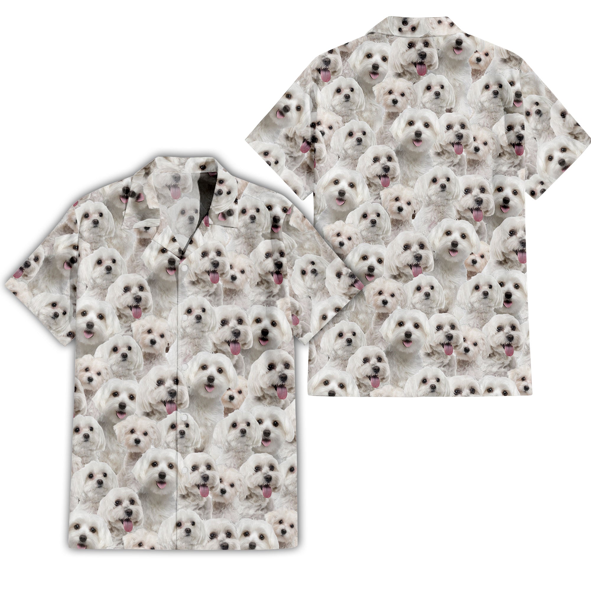 Maltese Full Face Hawaiian Shirt & Short